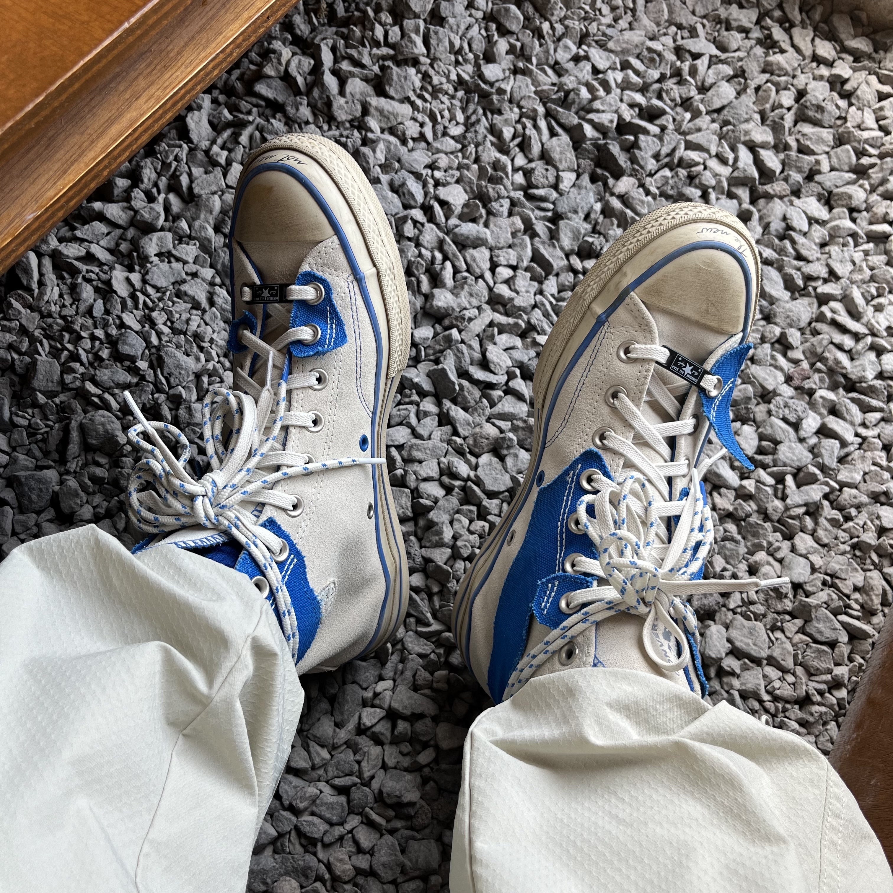 Converse x Ader Error Chuck 70 High White 착용 스타일