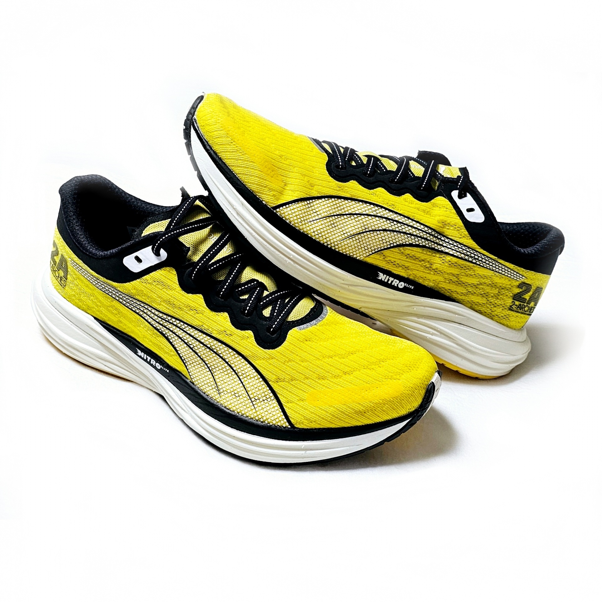 Puma x Balansa Deviate Nitro 2 Freesia Black 착용 스타일 - 3