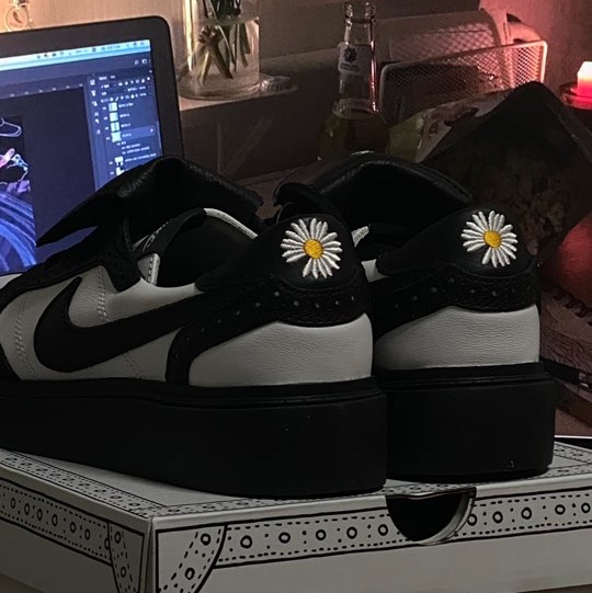 Nike x Peaceminusone Kwondo1 Black and White 착용 스타일