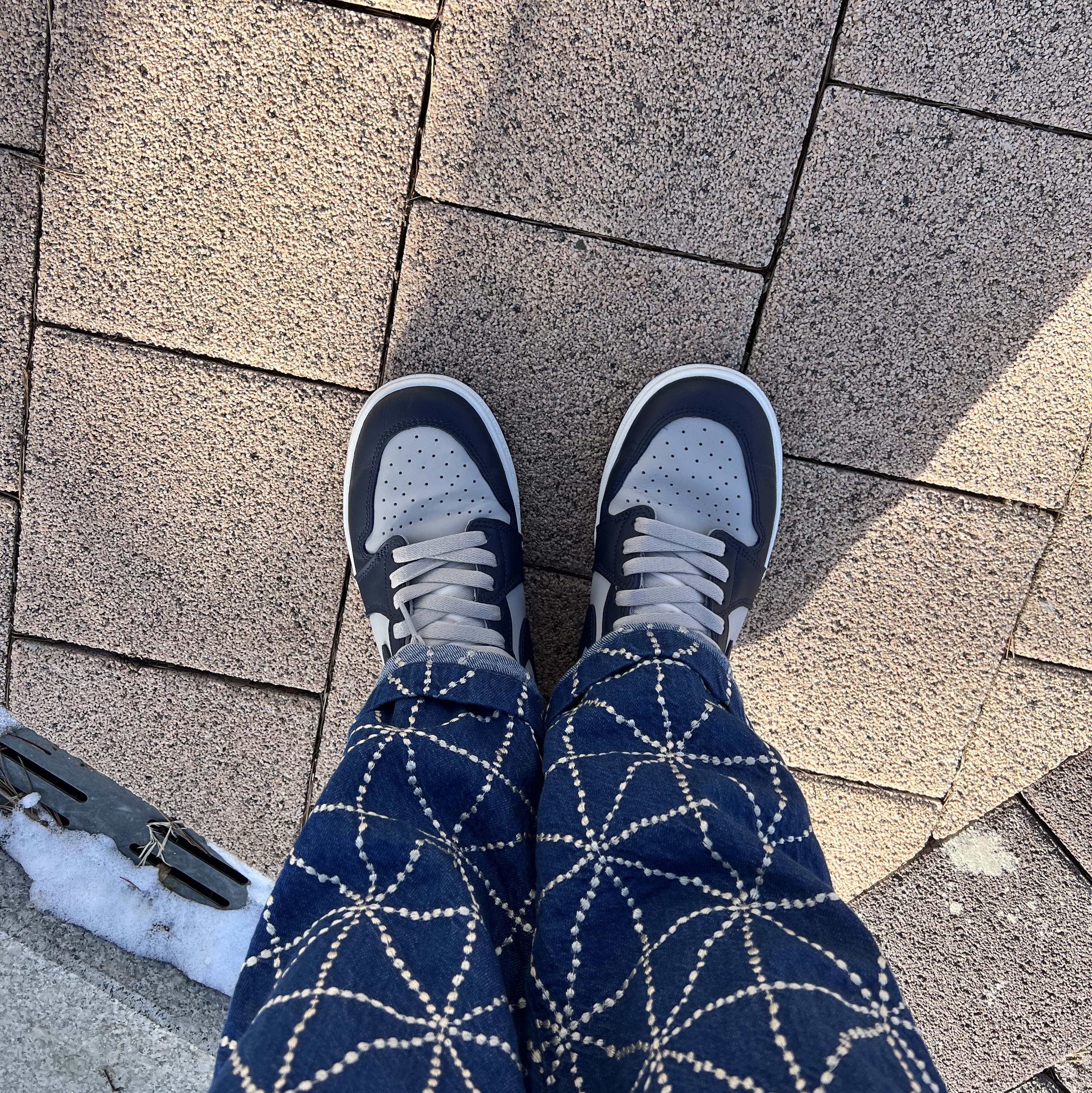 Jordan 1 High 85 College Navy 착용 스타일
