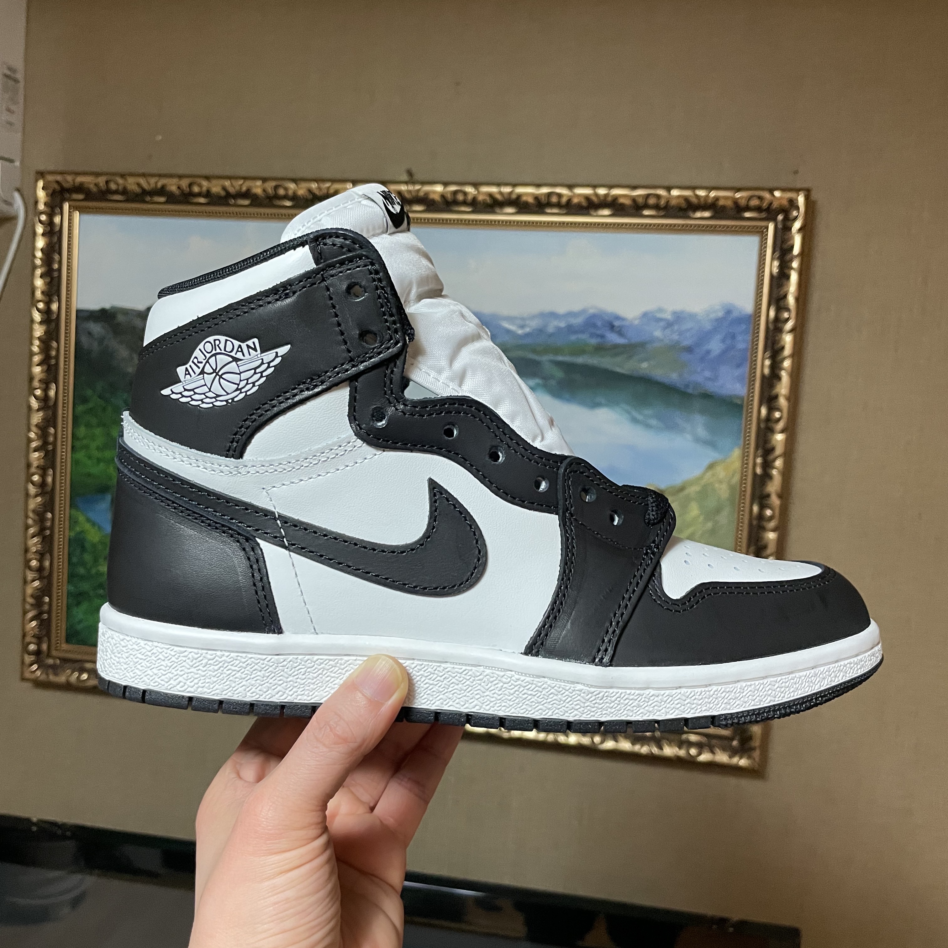 Jordan 1 High 85 Black White 착용 스타일