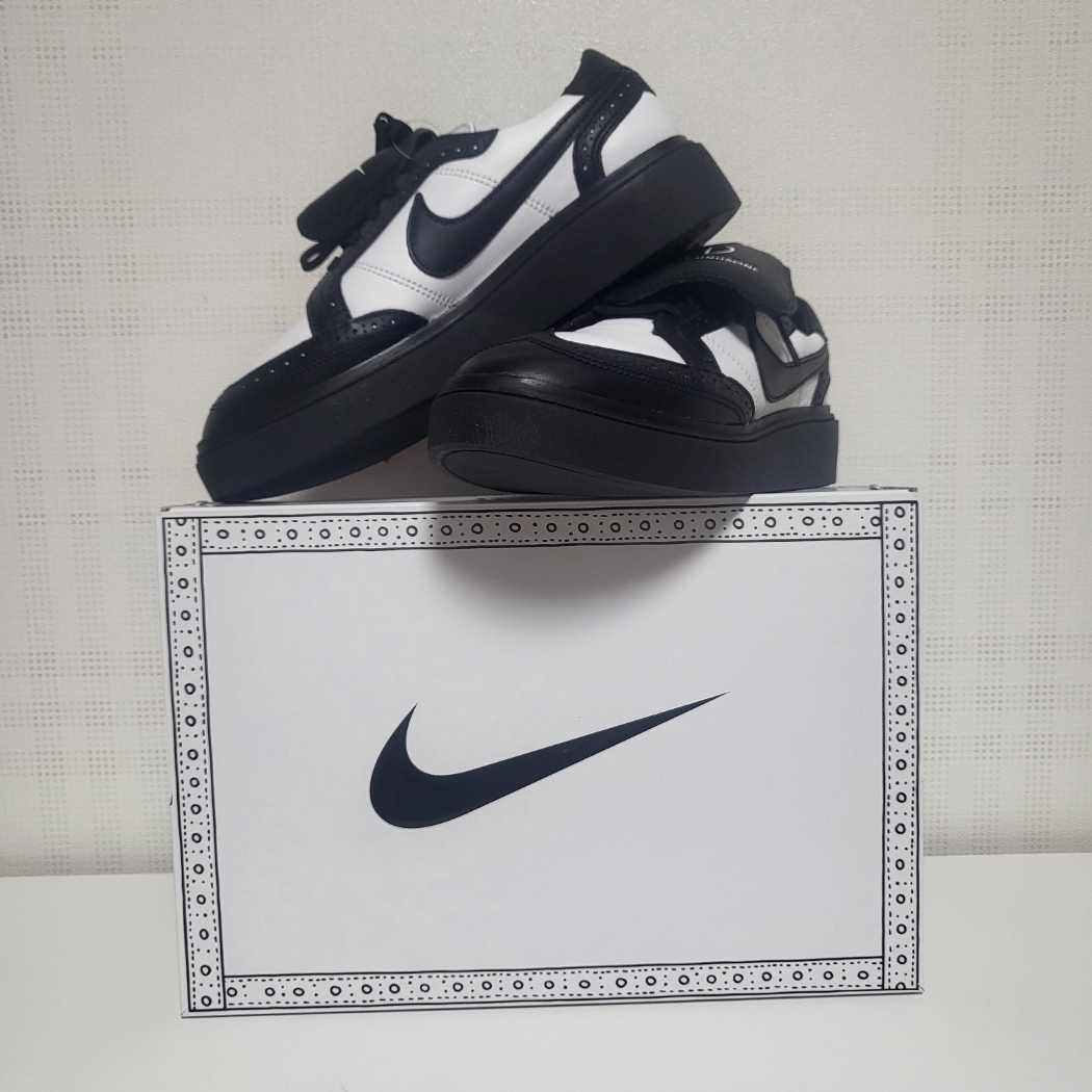 Nike x Peaceminusone Kwondo1 Black and White 착용 스타일