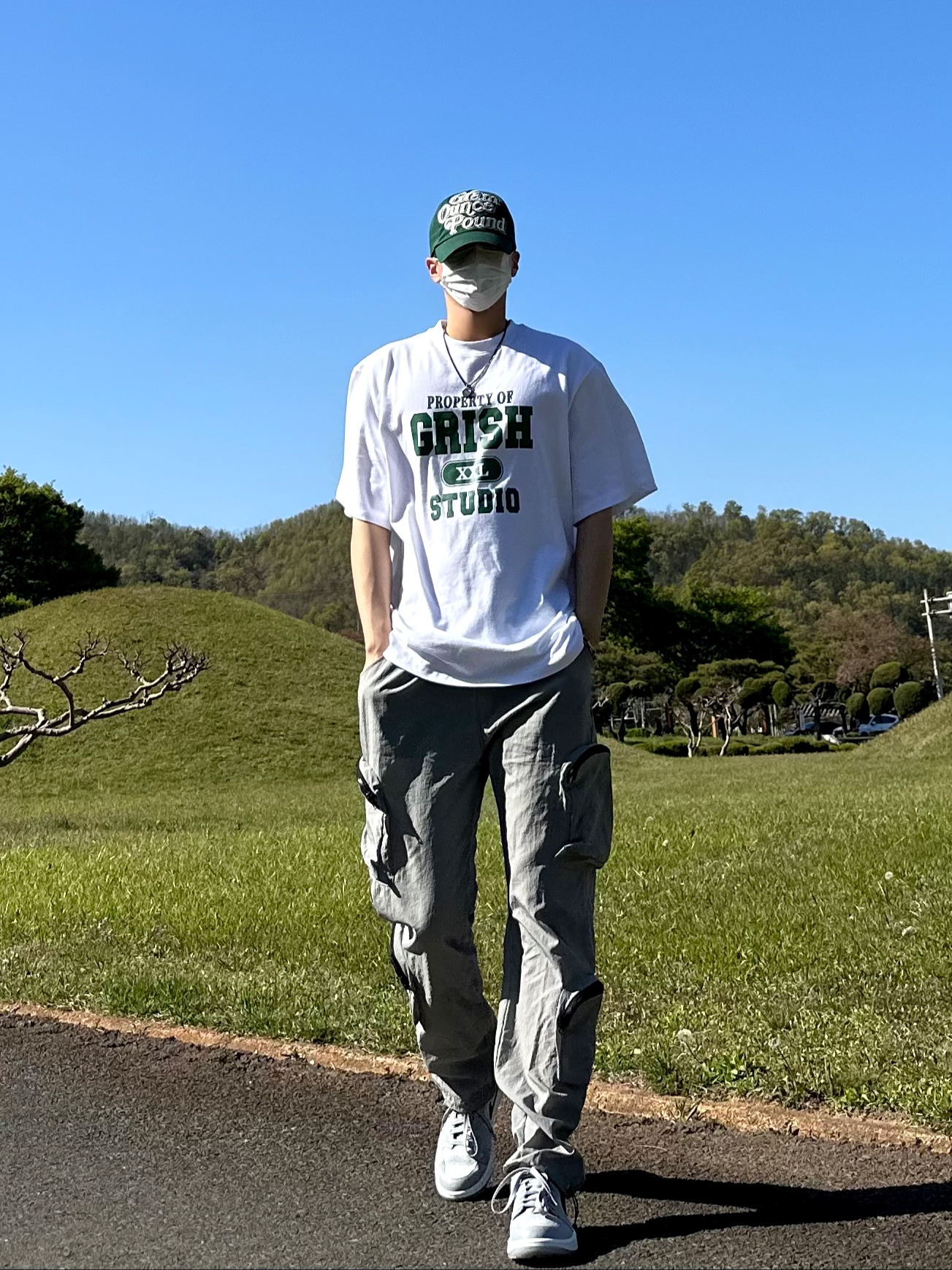 Jordan 1 Low Golf Wolf Grey 착용 스타일 - 4