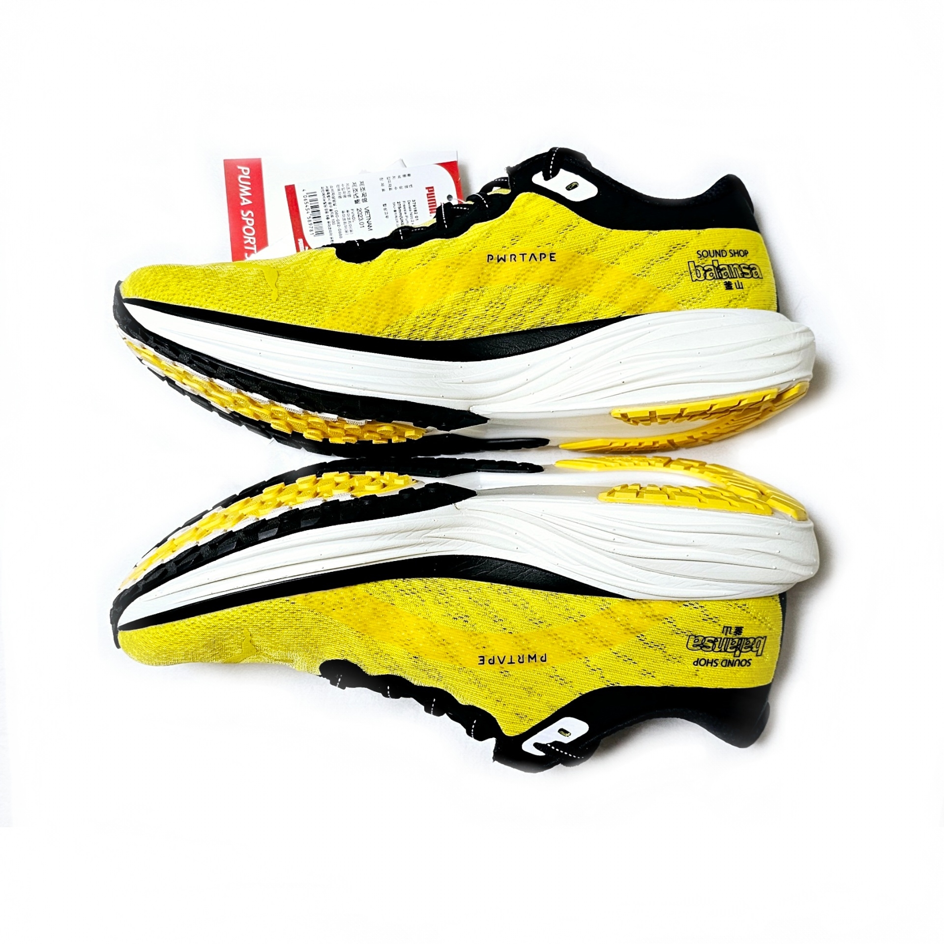 Puma x Balansa Deviate Nitro 2 Freesia Black 착용 스타일 - 5