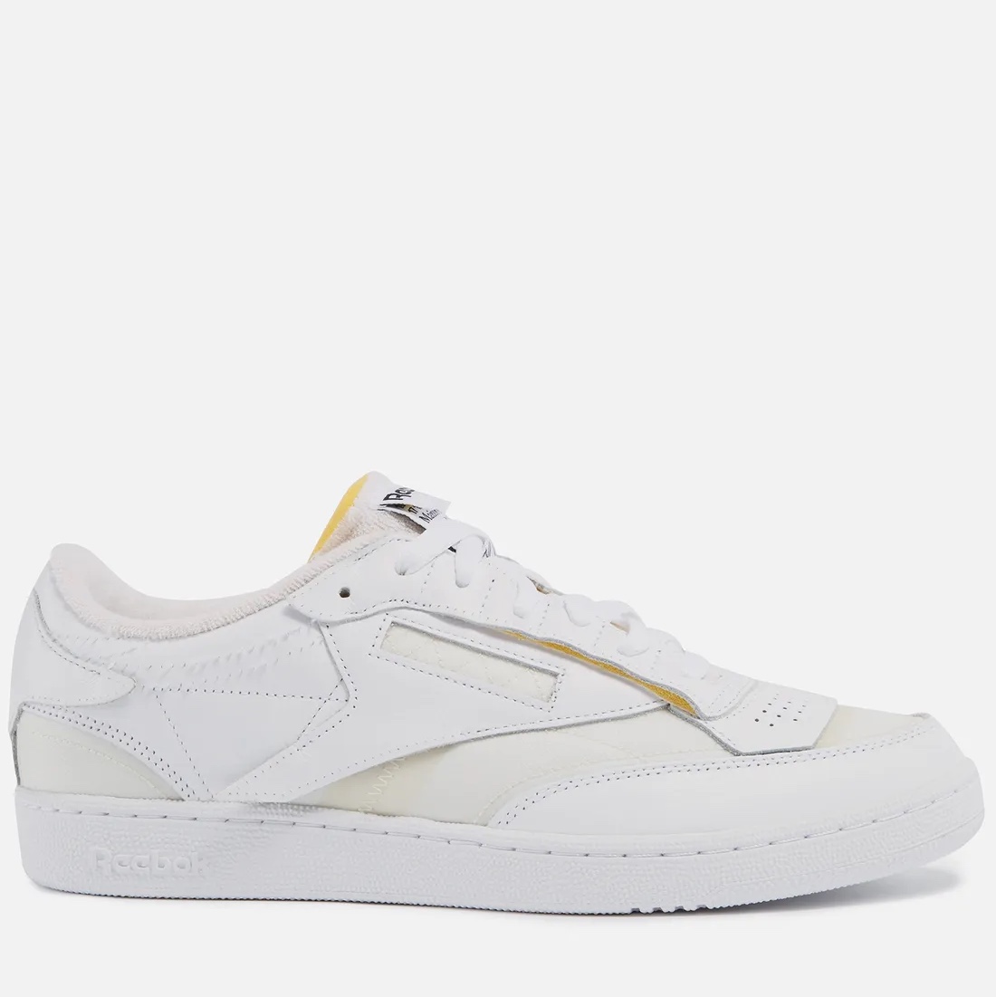 Reebok x Maison Margiela Project 0 Club C Memory of V2 Classic White Core Black 착용 스타일 - 4