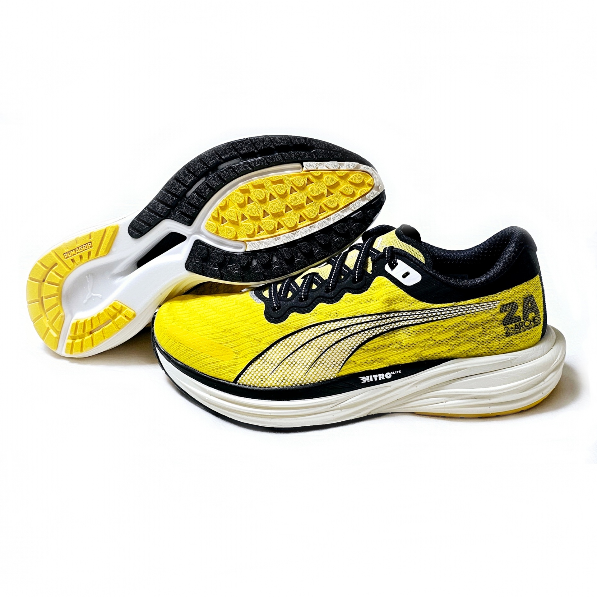 Puma x Balansa Deviate Nitro 2 Freesia Black 착용 스타일 - 1