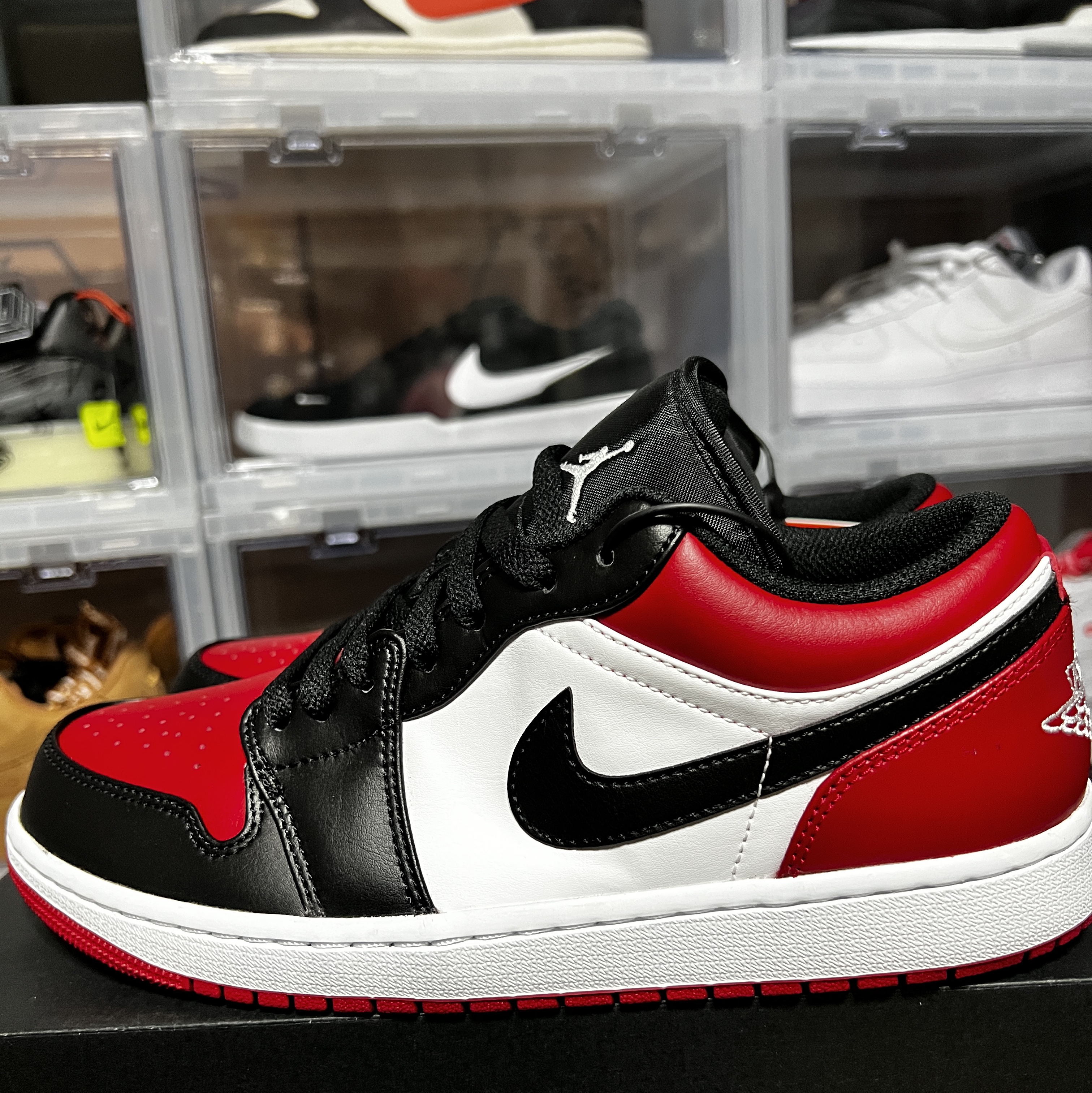 Jordan 1 Low Bred Toe 착용 스타일 - 3