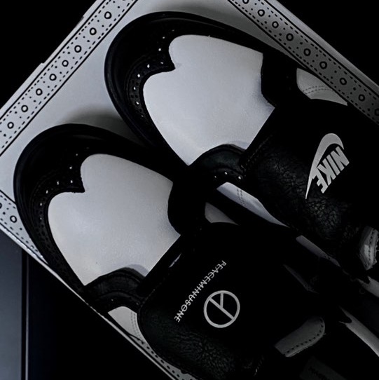 Nike x Peaceminusone Kwondo1 Black and White 착용 스타일