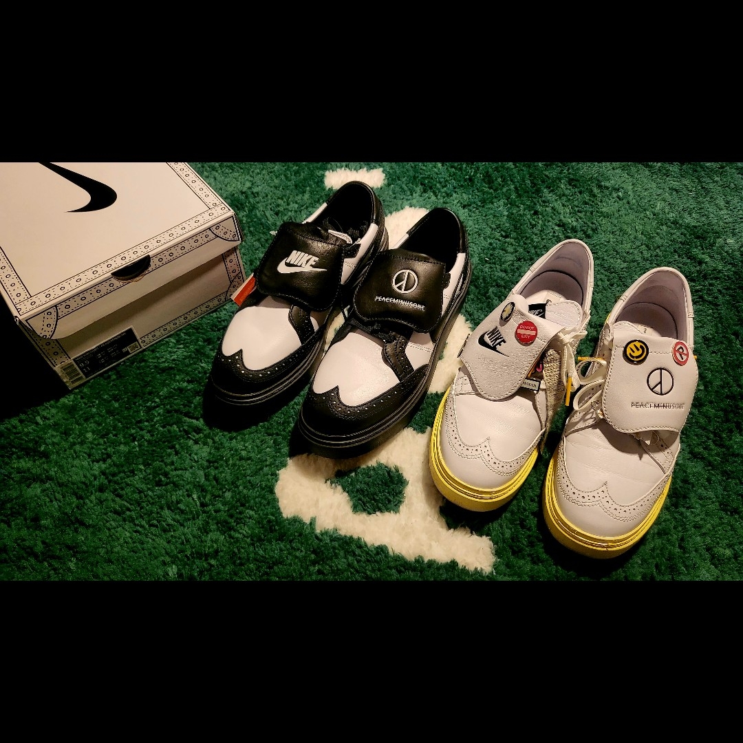 Nike x Peaceminusone Kwondo1 Black and White, Nike x Peaceminusone Kwondo1 White 착용 스타일 - 3