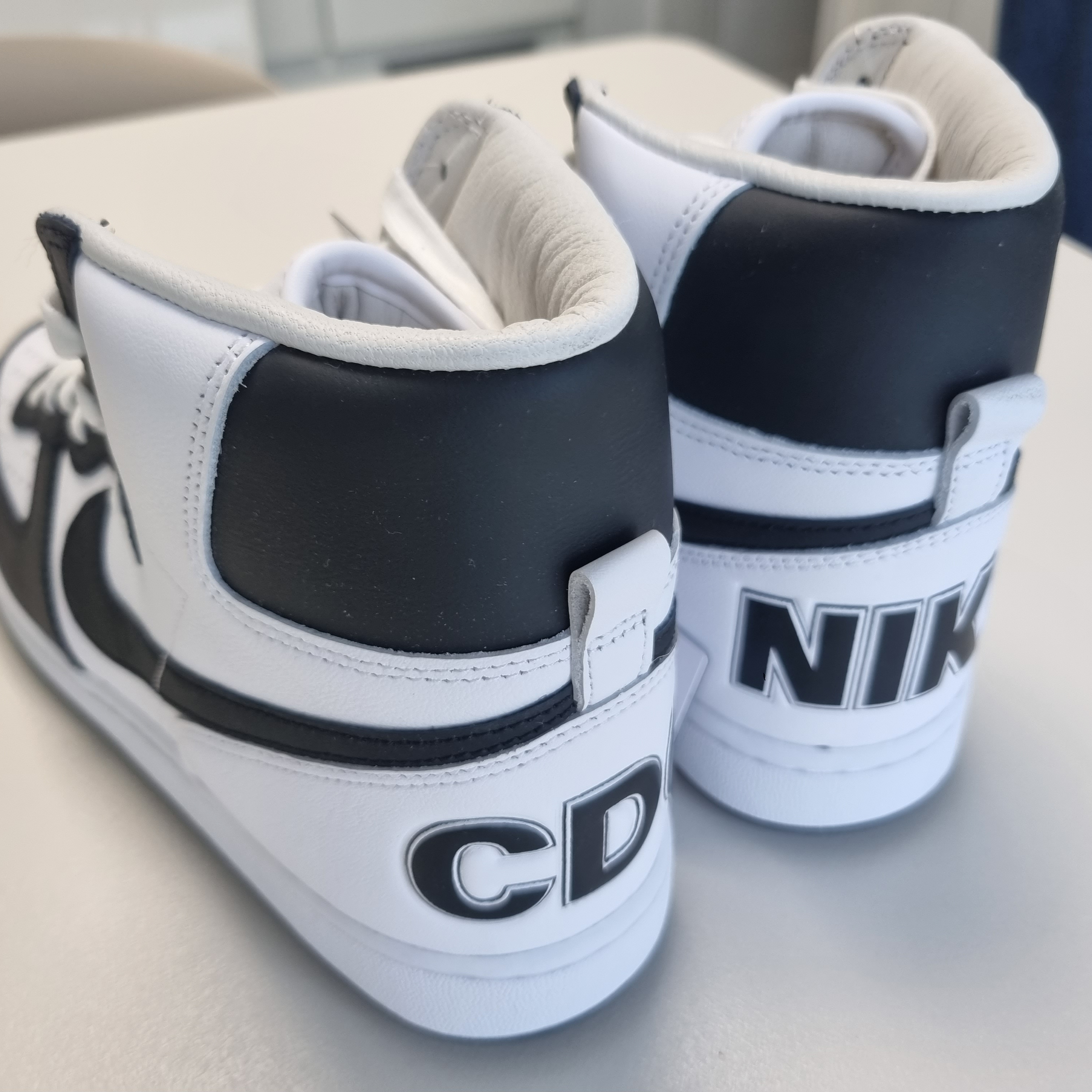 Nike x Comme des Garcons Homme Plus Terminator High Black 착용 스타일 - 3