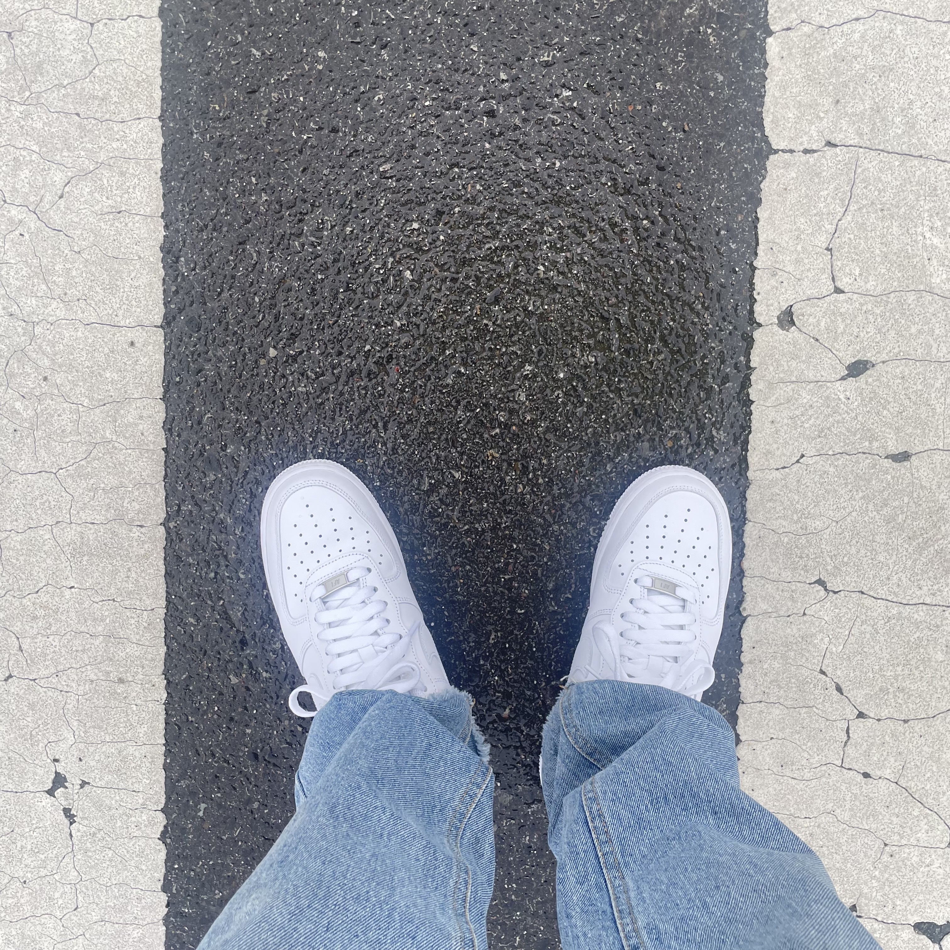 Nike Air Force 1 '07 Low White 착용 스타일