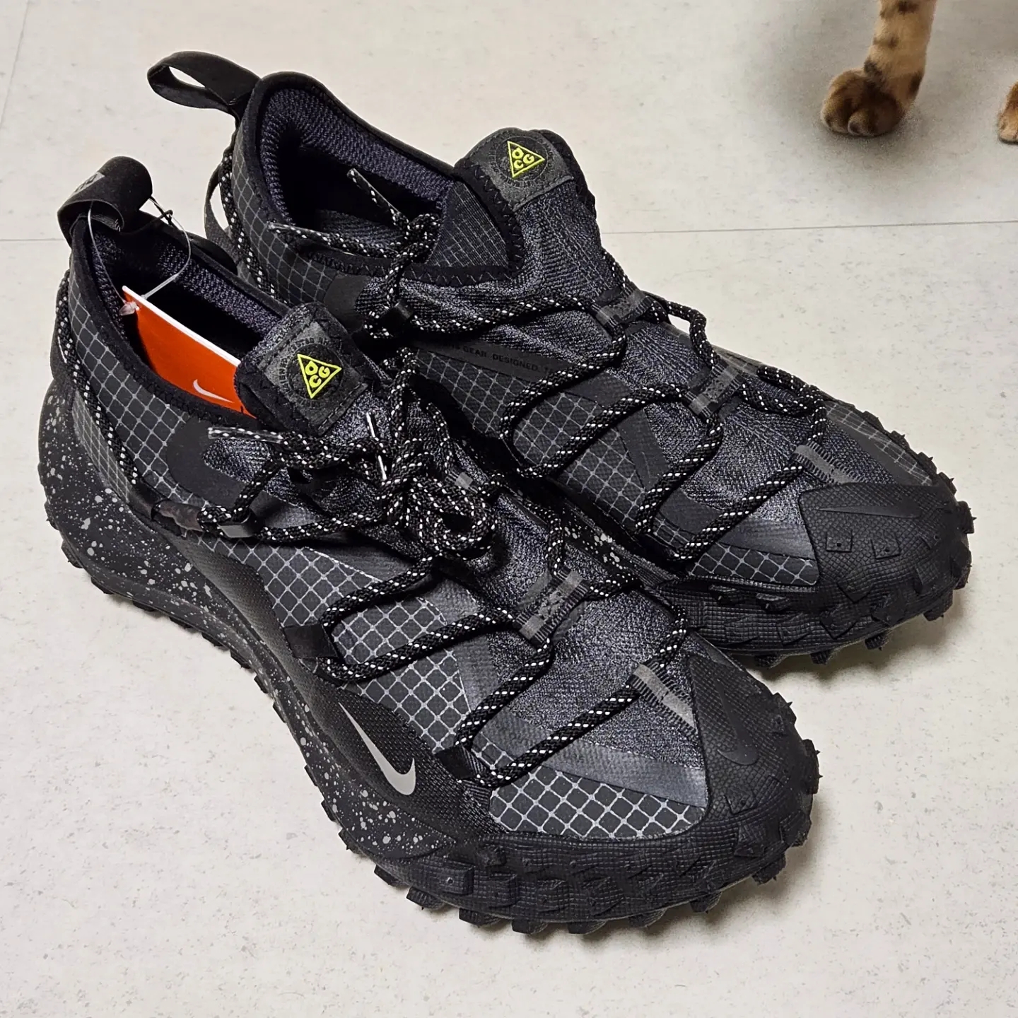 Nike ACG Mountain Fly Low Gore-Tex SE Dark Smoke Grey 착용 스타일 - 2