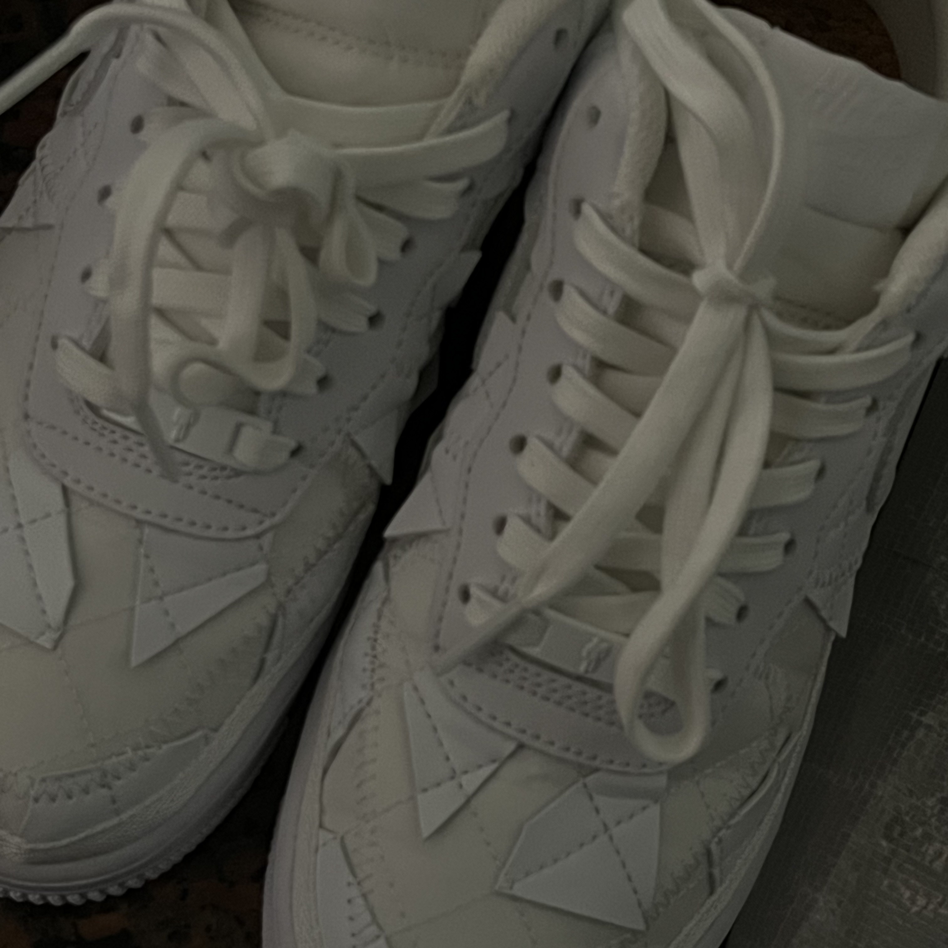Nike x Billie Eilish Air Force 1 Low SP Triple White 착용 스타일