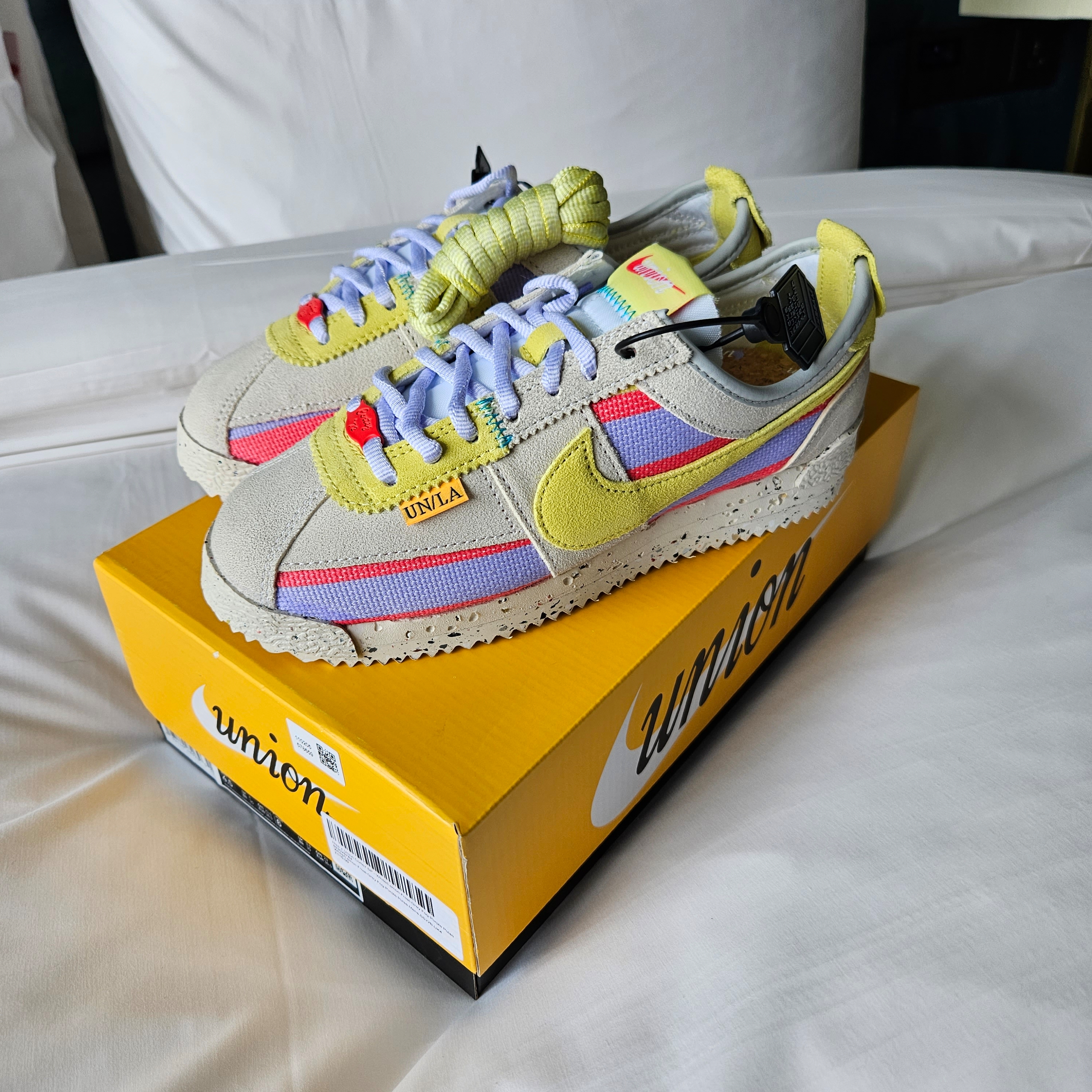 Nike x Union Cortez SP Lemon Frost 착용 스타일 - 4