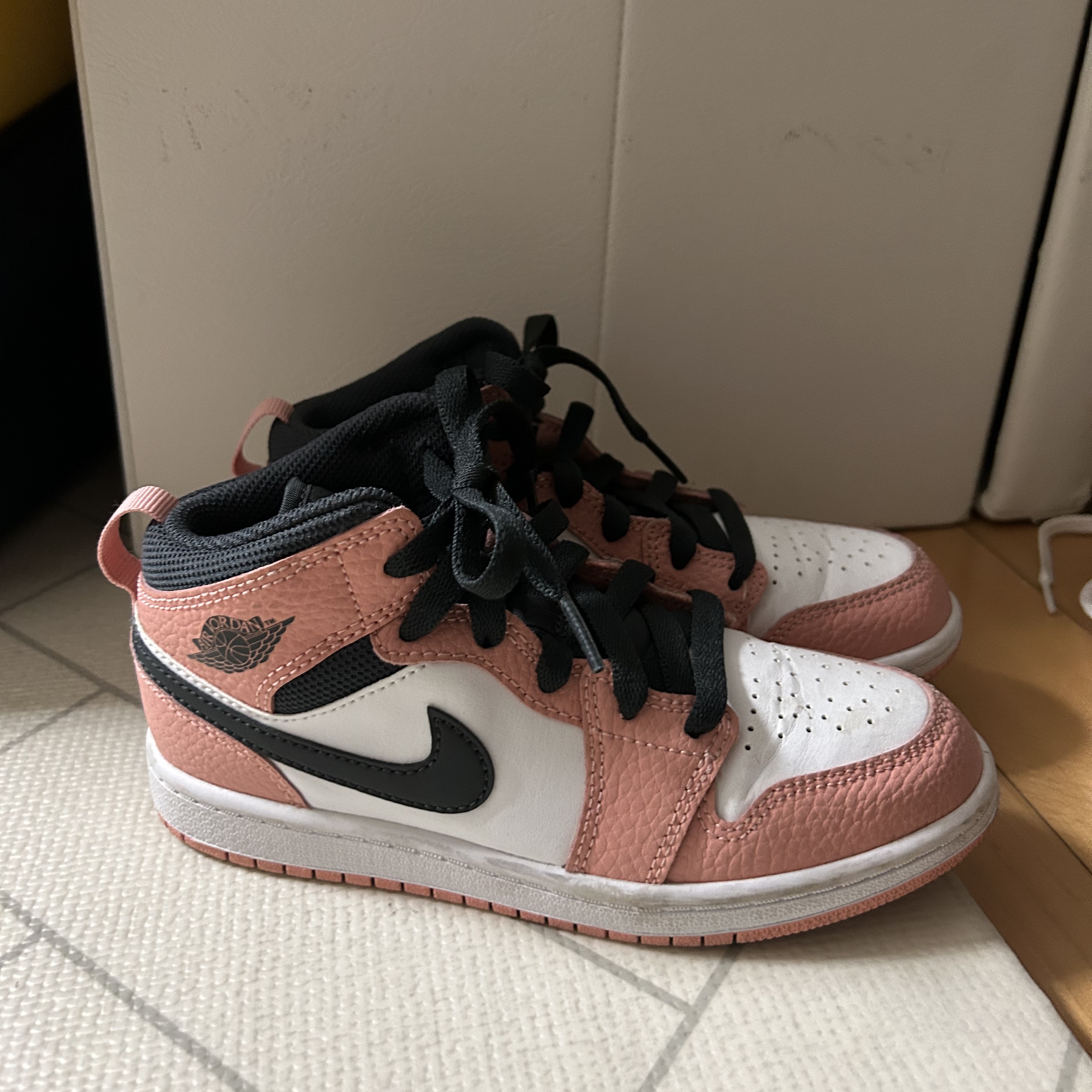 (PS) Jordan 1 Mid Pink Quartz 착용 스타일