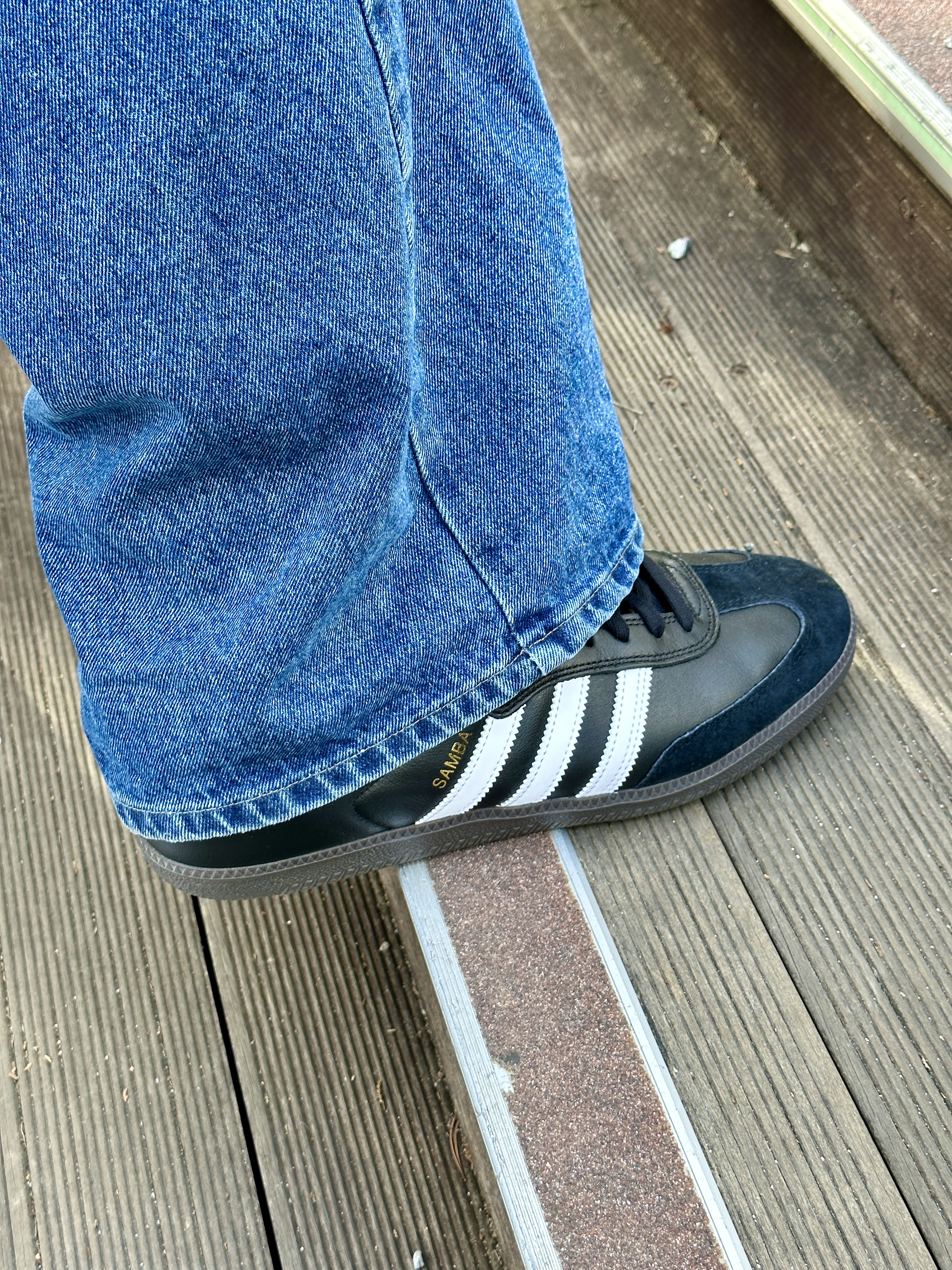 Adidas Samba ADV Black 착용 스타일 - 4