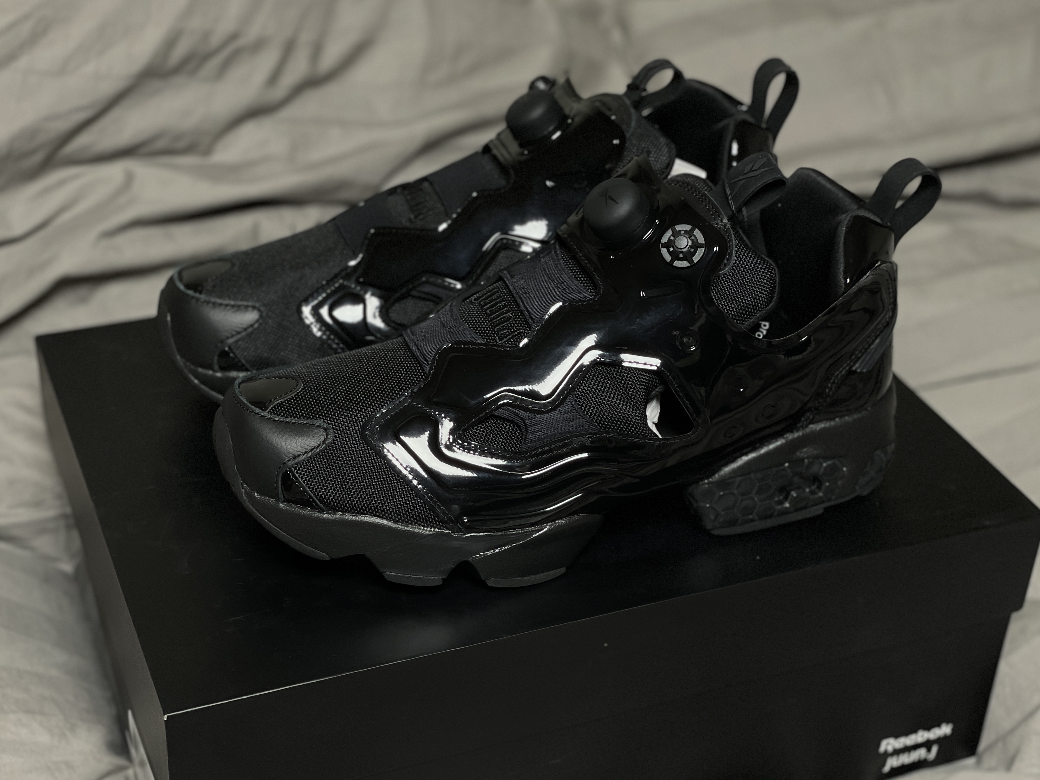 Reebok x Juun.J Instapump Fury OG Black 착용 스타일