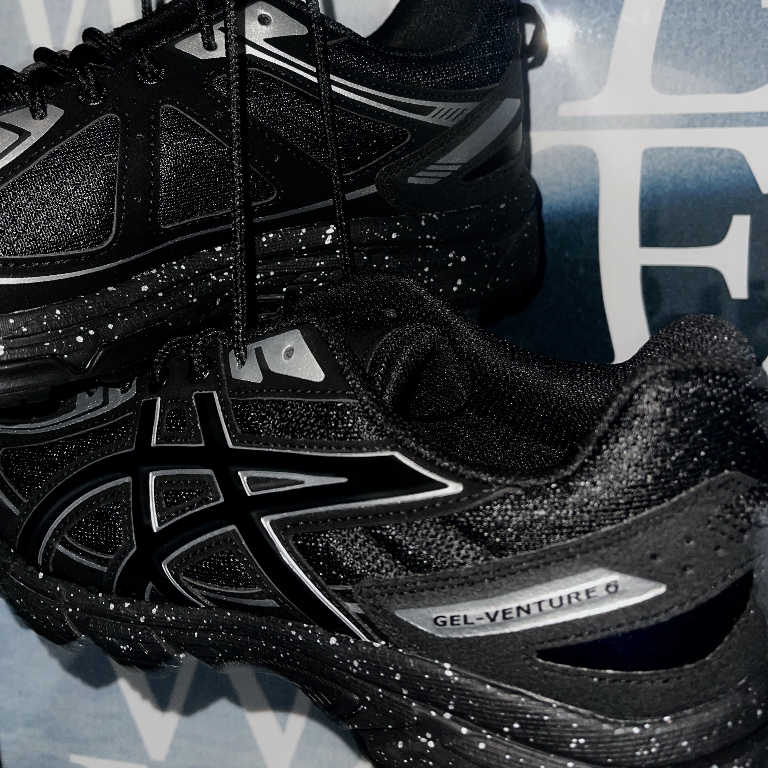 Asics Gel-Venture 6 Trail Black 착용 스타일 - 1