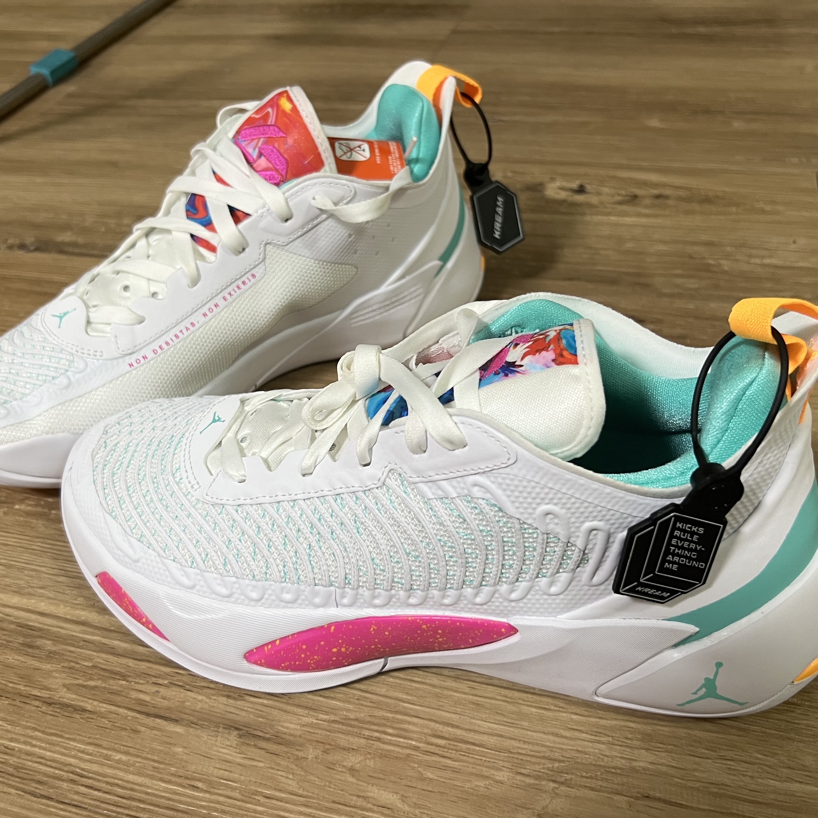 Jordan Luka 1 PF White Dynamic Turquoise 착용 스타일