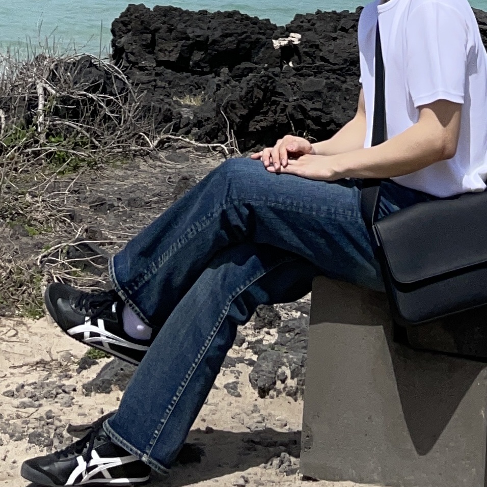 Onitsuka Tiger Mexico 66 Black White 착용 스타일