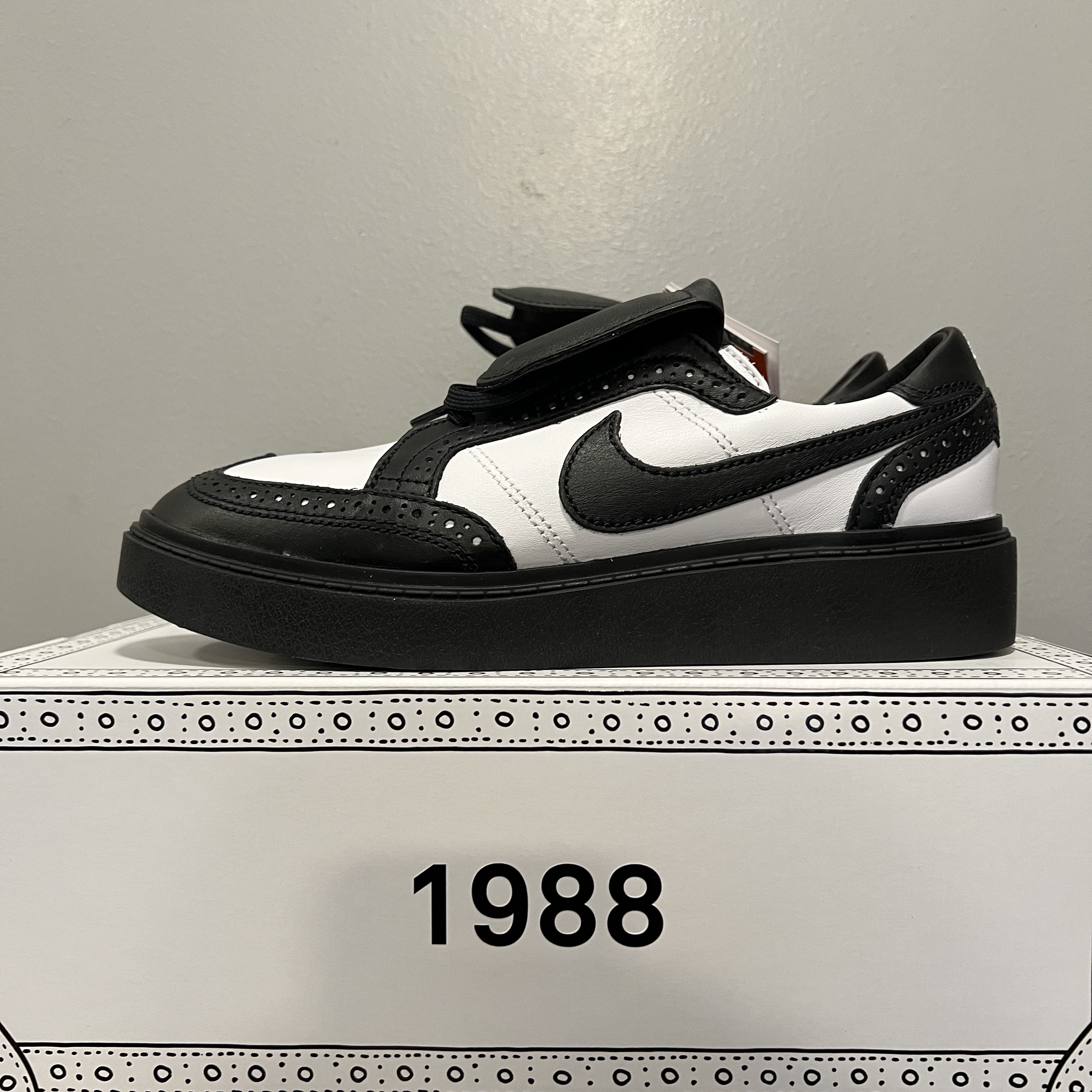 Nike x Peaceminusone Kwondo1 Black and White 착용 스타일