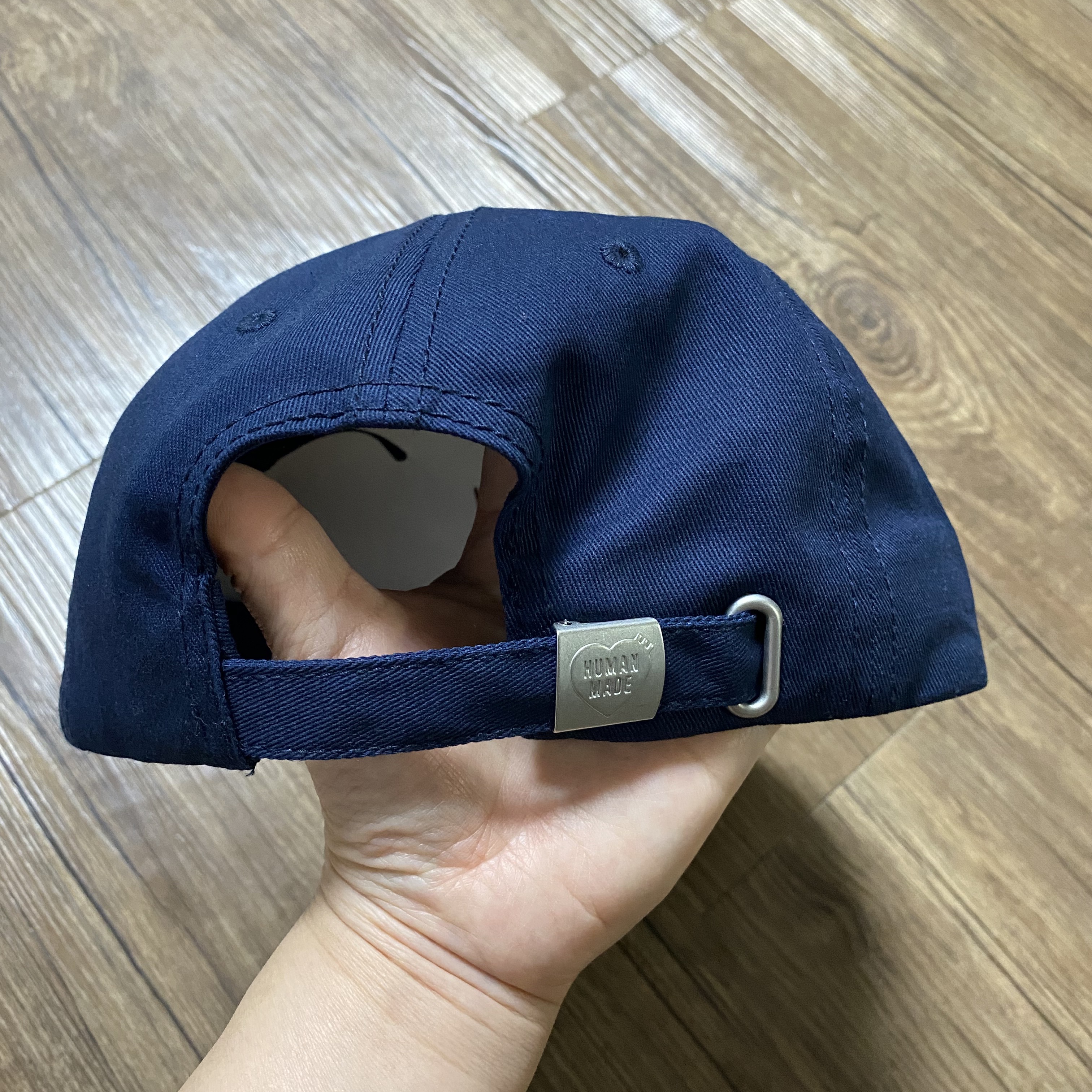 Human Made 5-Panel Twill Cap #1 Navy 착용 스타일 - 2
