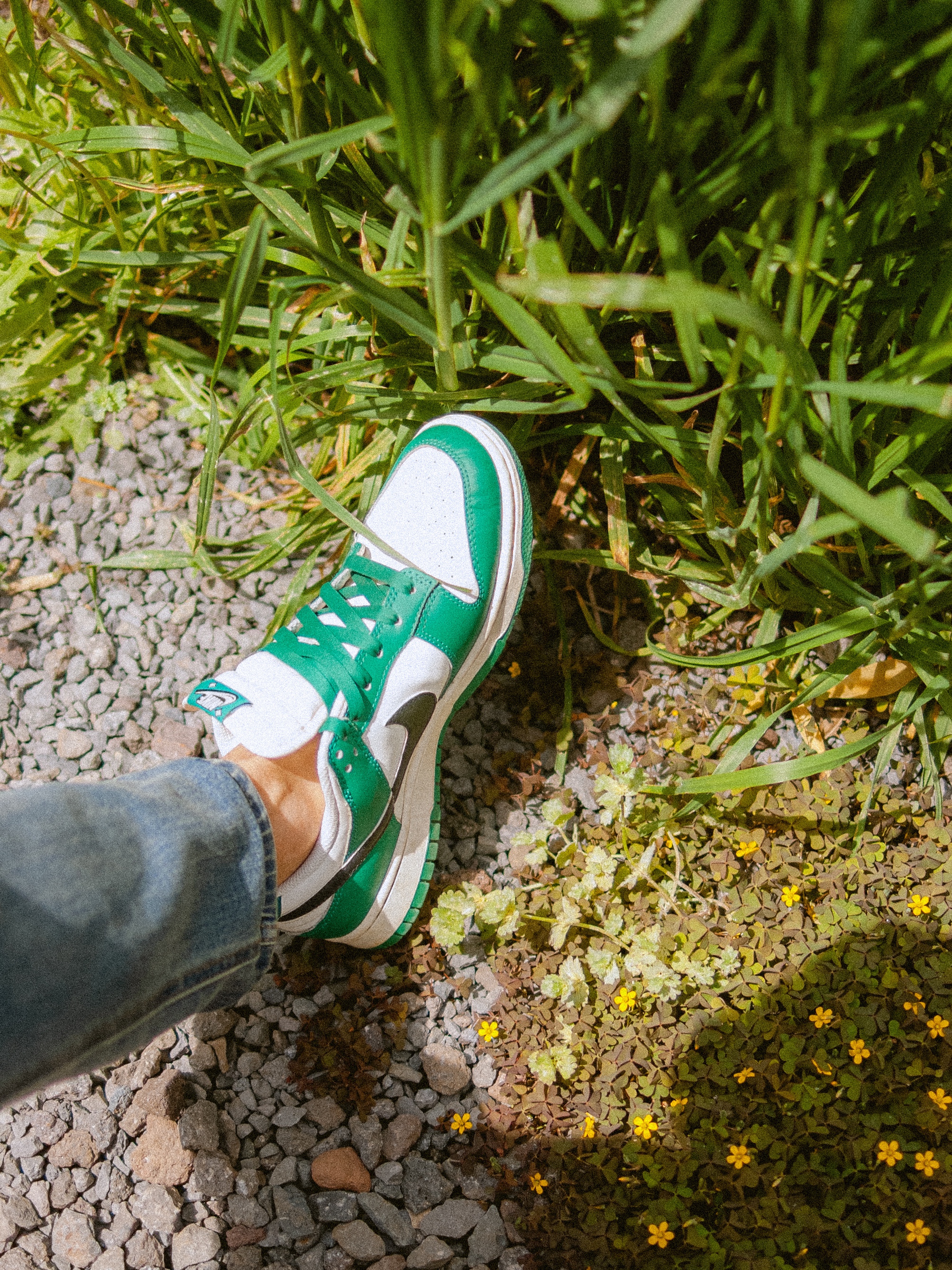 Nike Dunk Low Retro SE Jackpot Malachite 착용 스타일 - 2