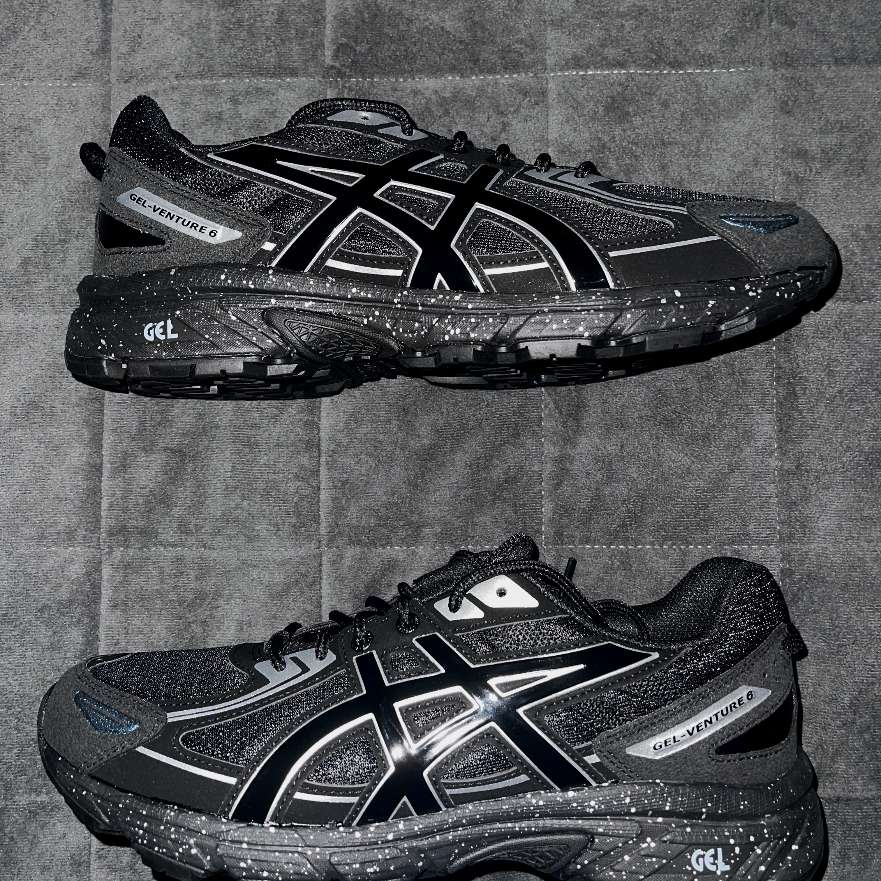 Asics Gel-Venture 6 Trail Black 착용 스타일 - 2