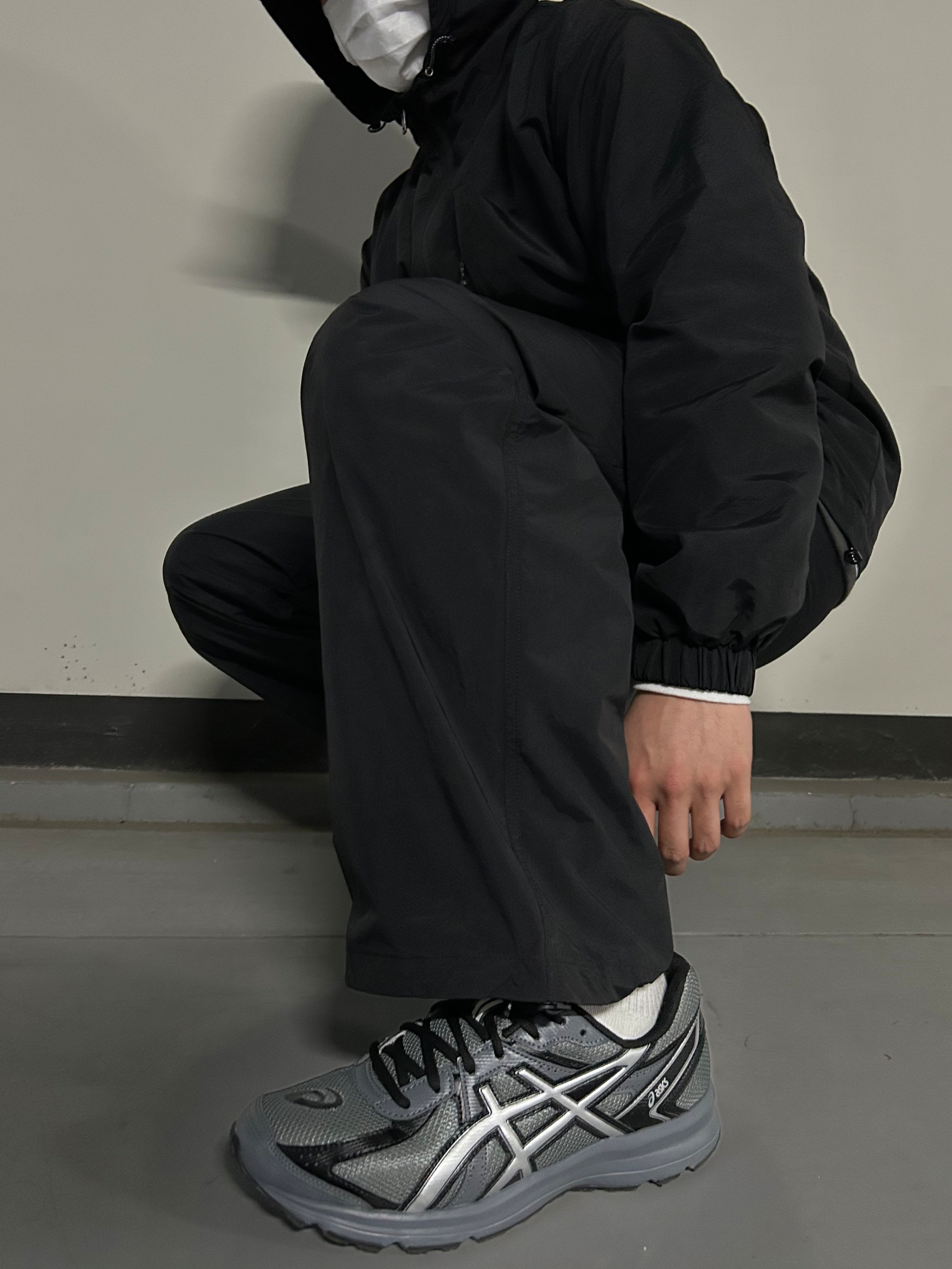 Asics Jog 100 S Steel Grey - 2E Wide 착용 스타일 - 1