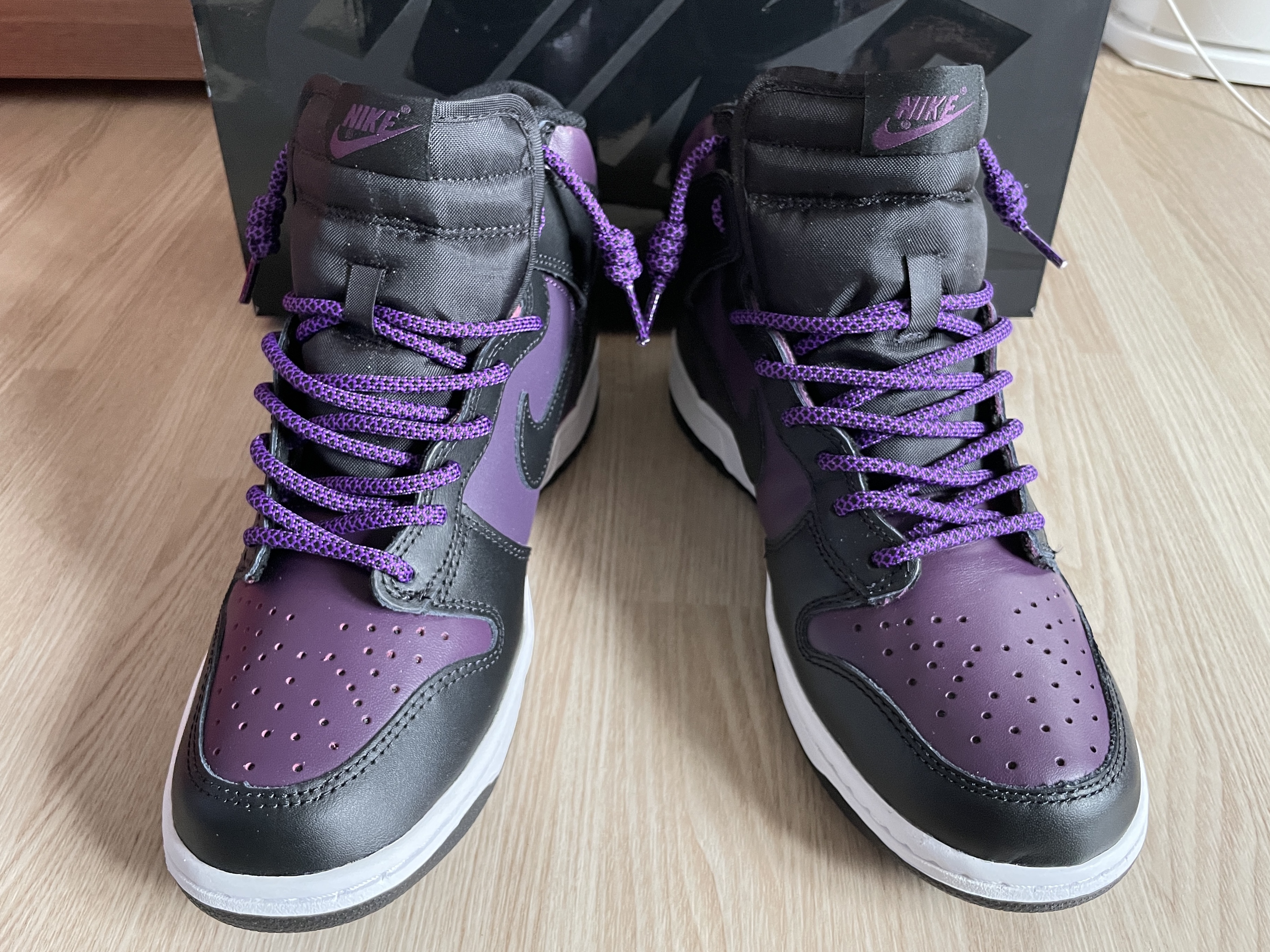 Nike x Fragment Dunk High Black 착용 스타일 - 2