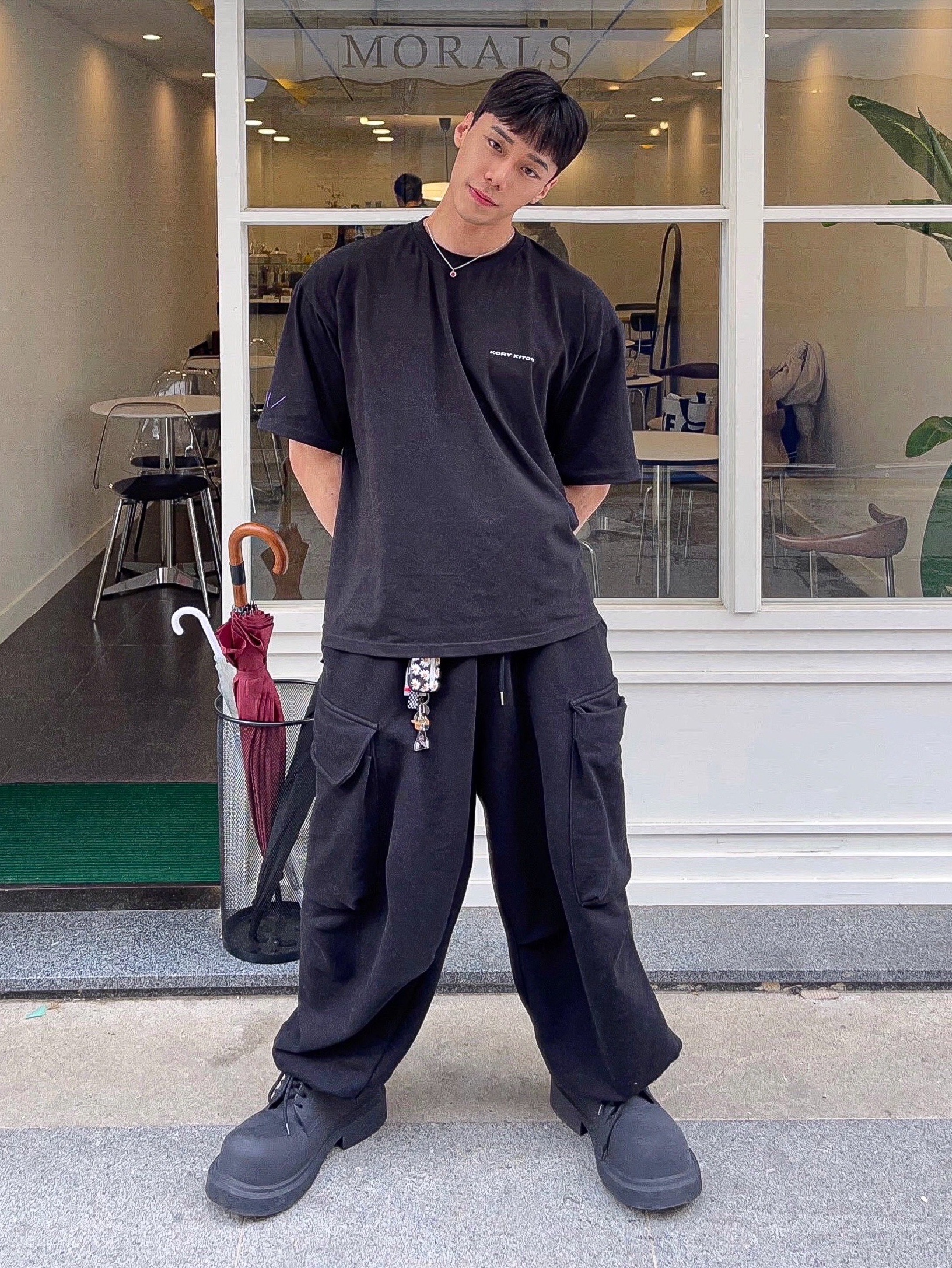 Balenciaga Steroid Derby Black 착용 스타일 - 2