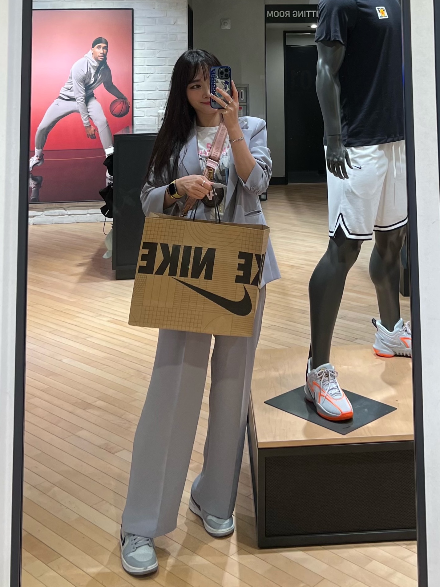 Casetify x Ader Error iPhone Sticker Magsafe Case Clear, Gucci Interlocking G Bracelet Silver 착용 스타일