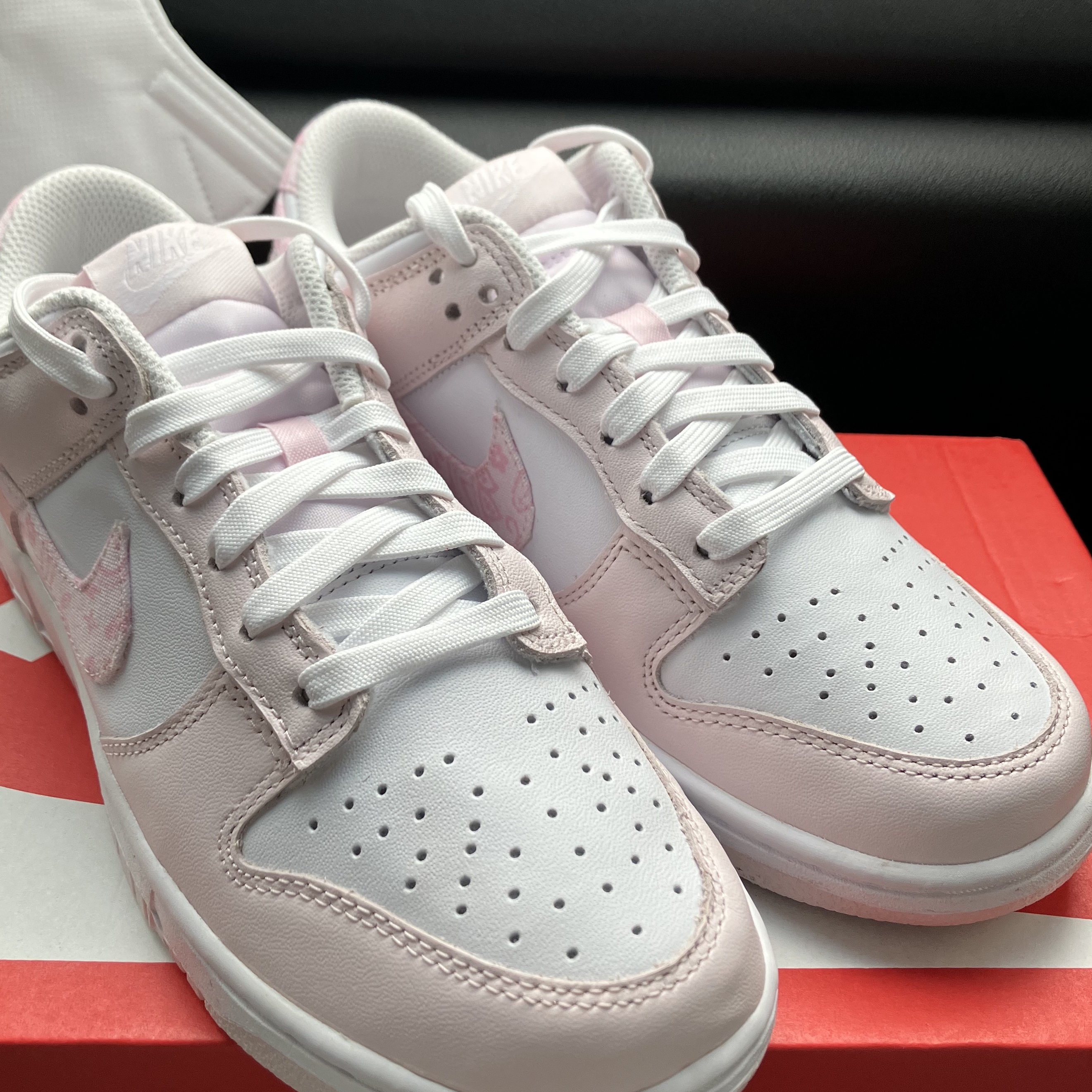 (W) Nike Dunk Low Pearl Pink 착용 스타일