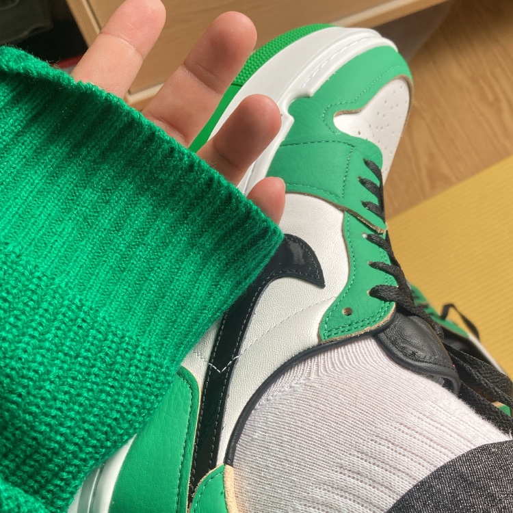 (W) Jordan 1 Elevate Low SE Lucky Green 착용 스타일
