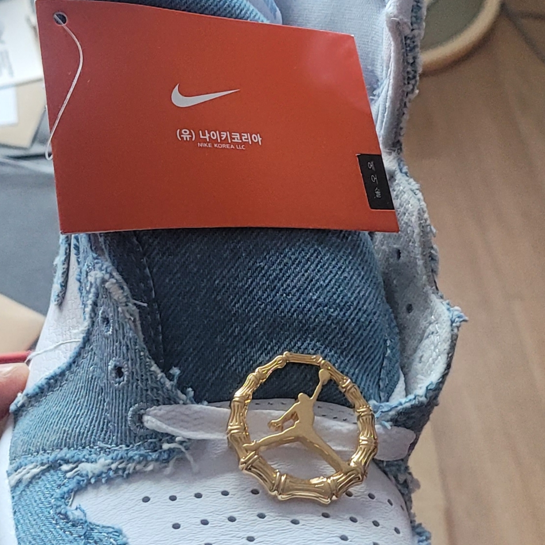 (W) Jordan 1 Retro High OG Denim 착용 스타일