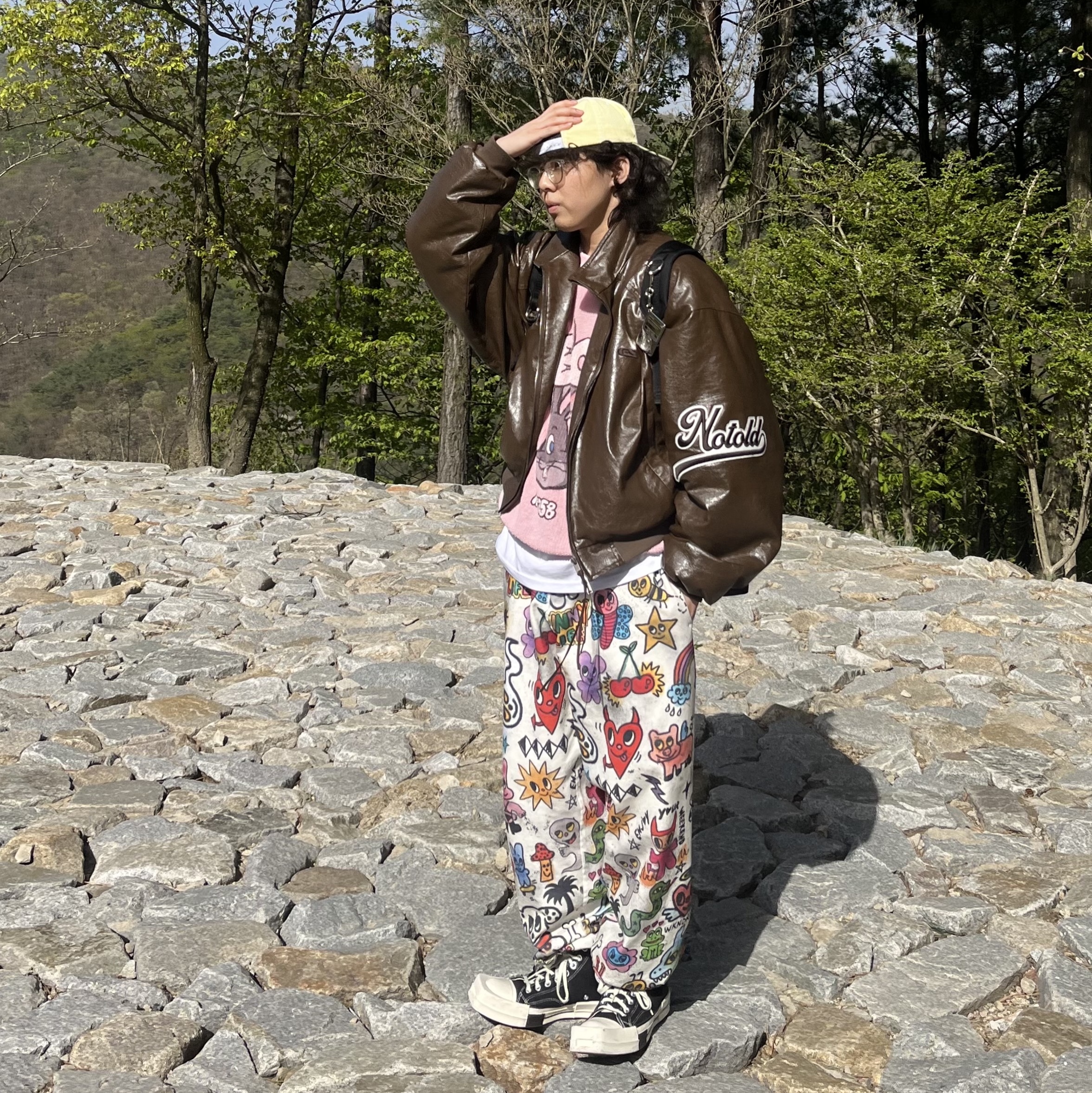 Converse x Drkshdw Turbodrk Chuck 70 Hi Black 착용 스타일 - 3