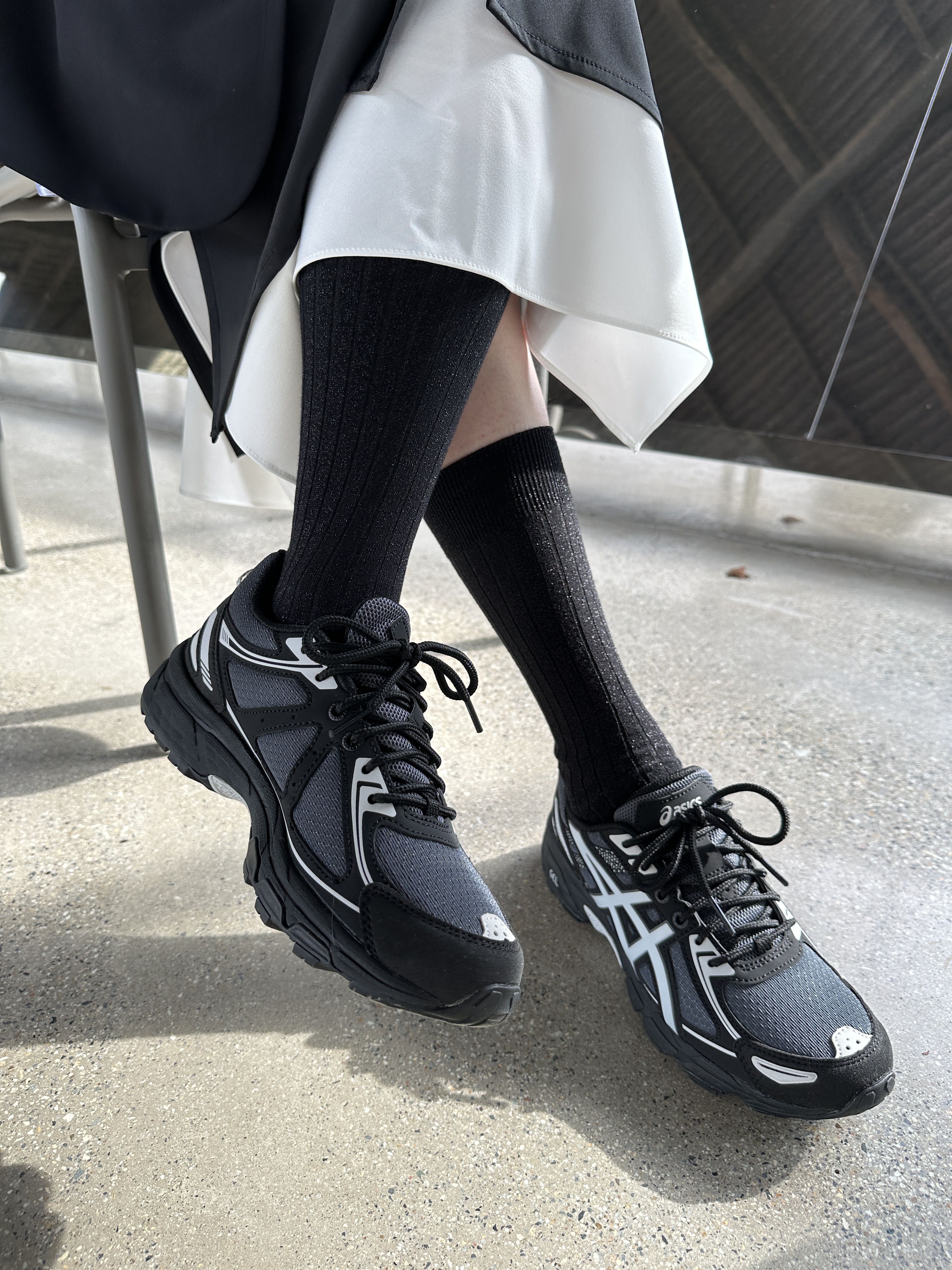 Asics Gel-Venture 6 Carrier Grey 착용 스타일 - 1