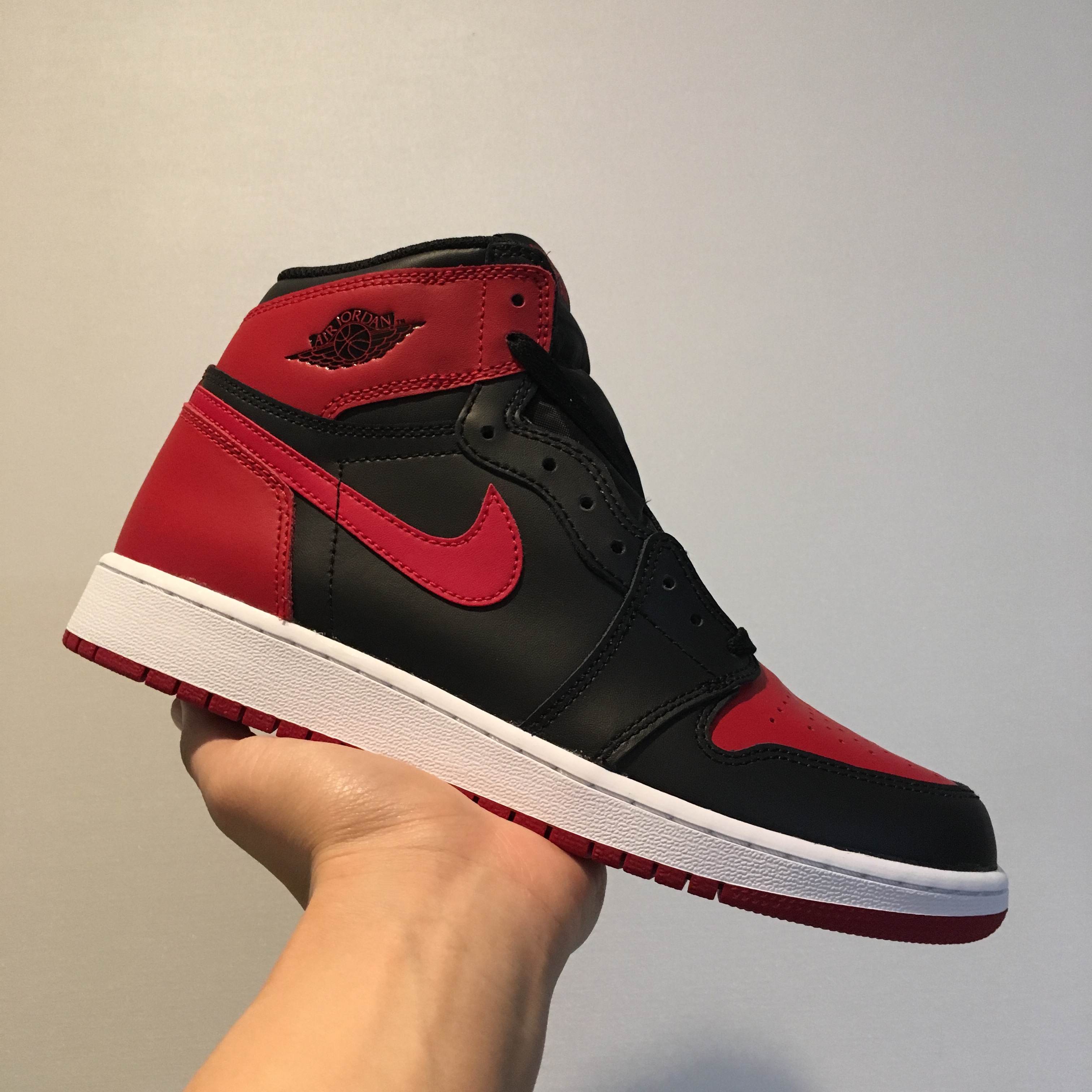 (GS) Jordan 1 Retro High OG Bred Banned 2016, Jordan 1 Retro High OG Bred Banned 2016 착용 스타일