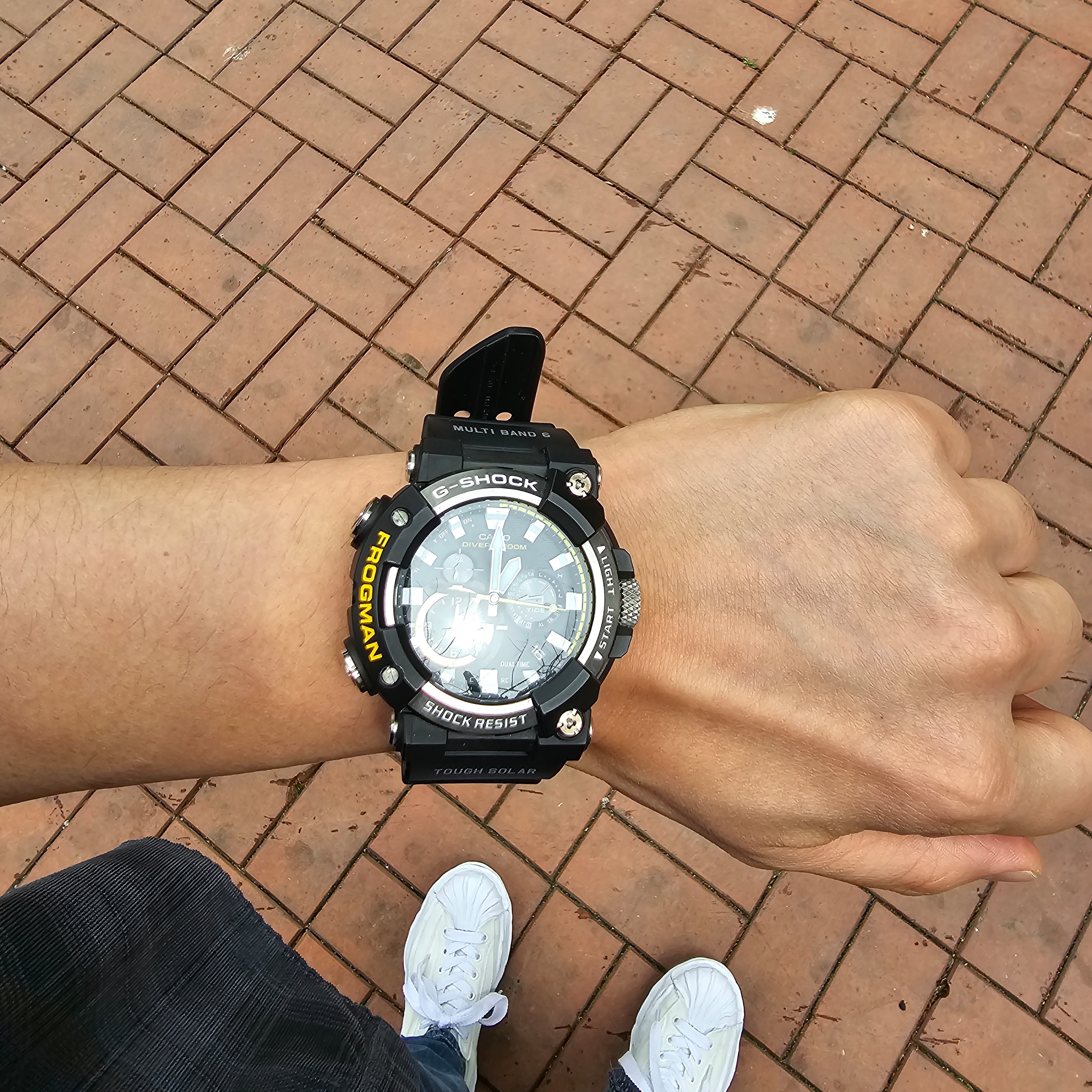 Maison Mihara Yasuhiro Blakey OG Sole Canvas Low-top Sneakers White 착용 스타일 - 2