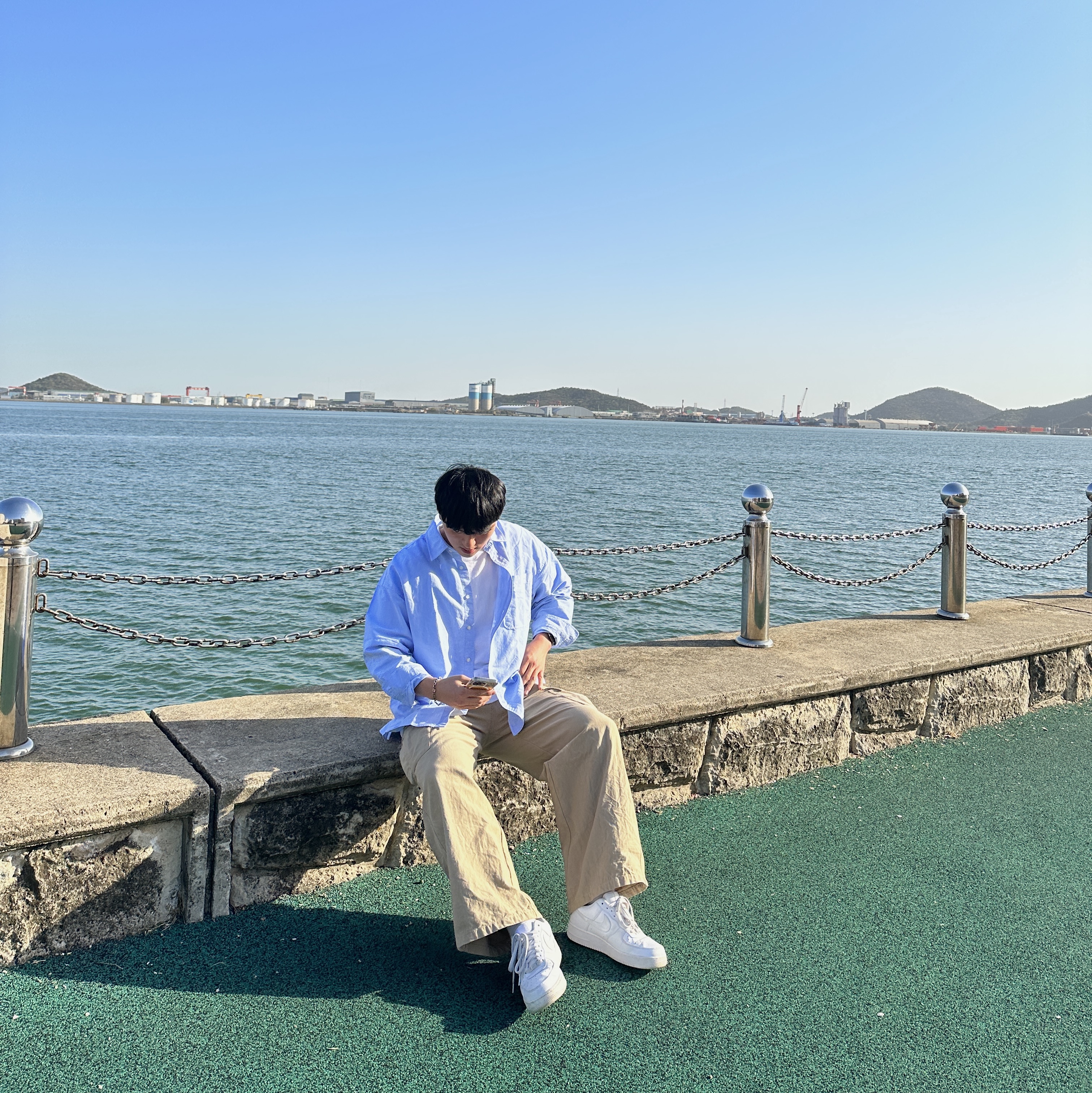 Nike Air Force 1 '07 Low White 착용 스타일 - 2