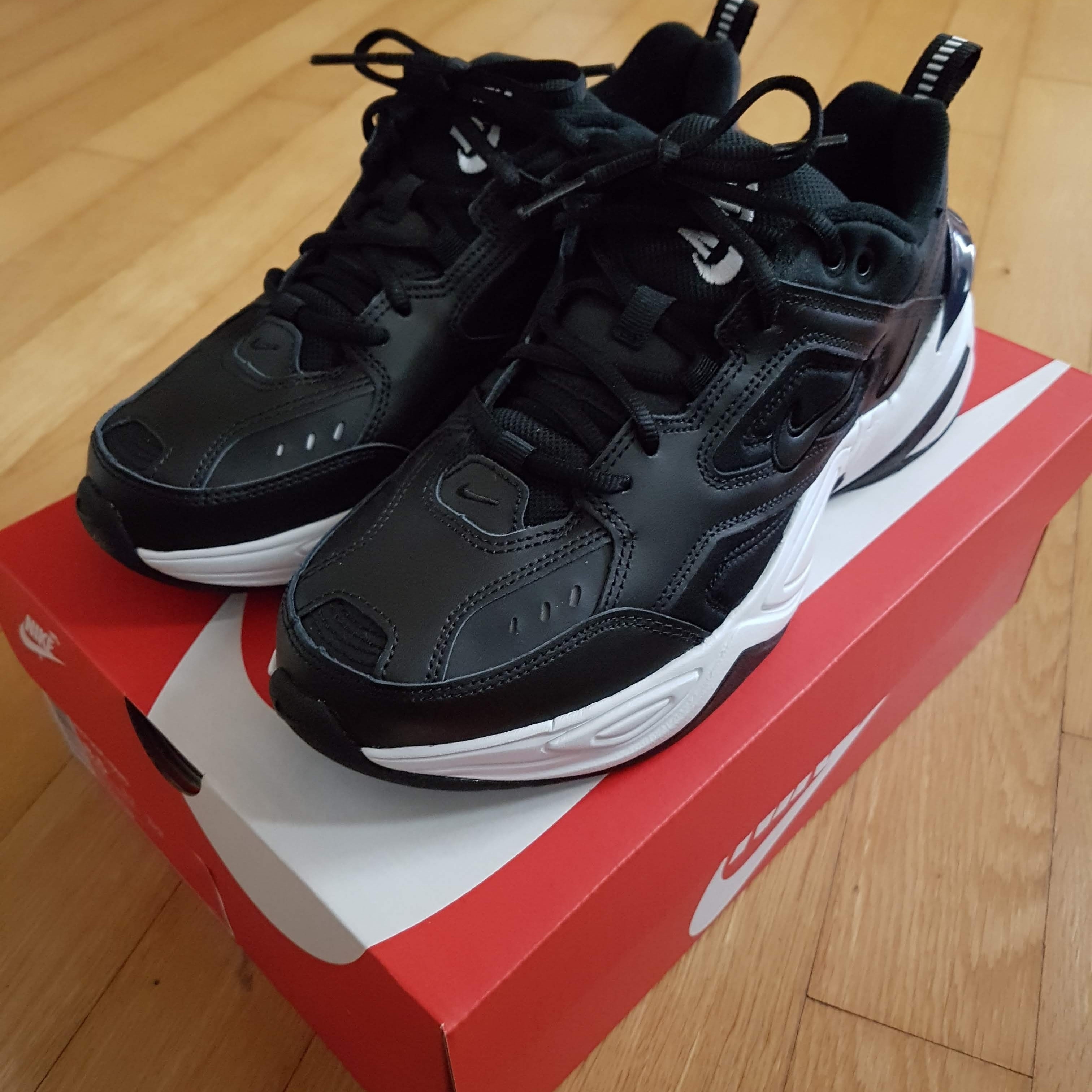 Nike M2K Tekno Black Obsidian 착용 스타일