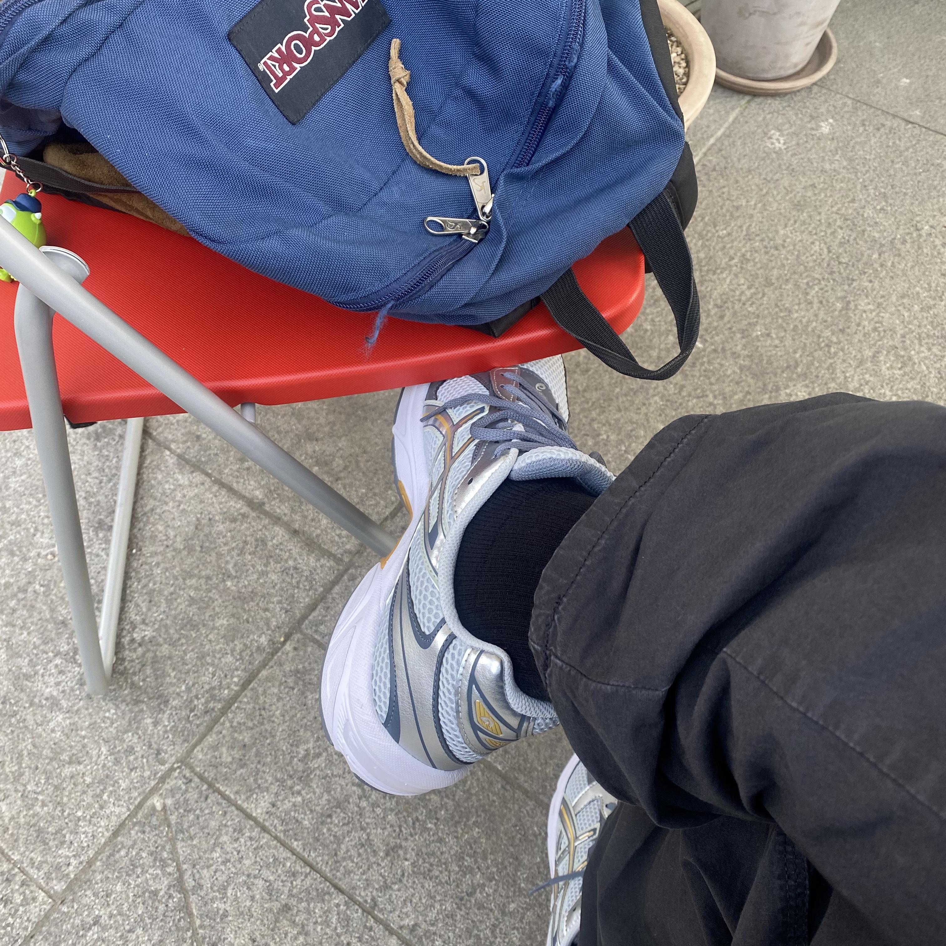 Asics Gel-1130 Polar Shade Pure Silver 착용 스타일