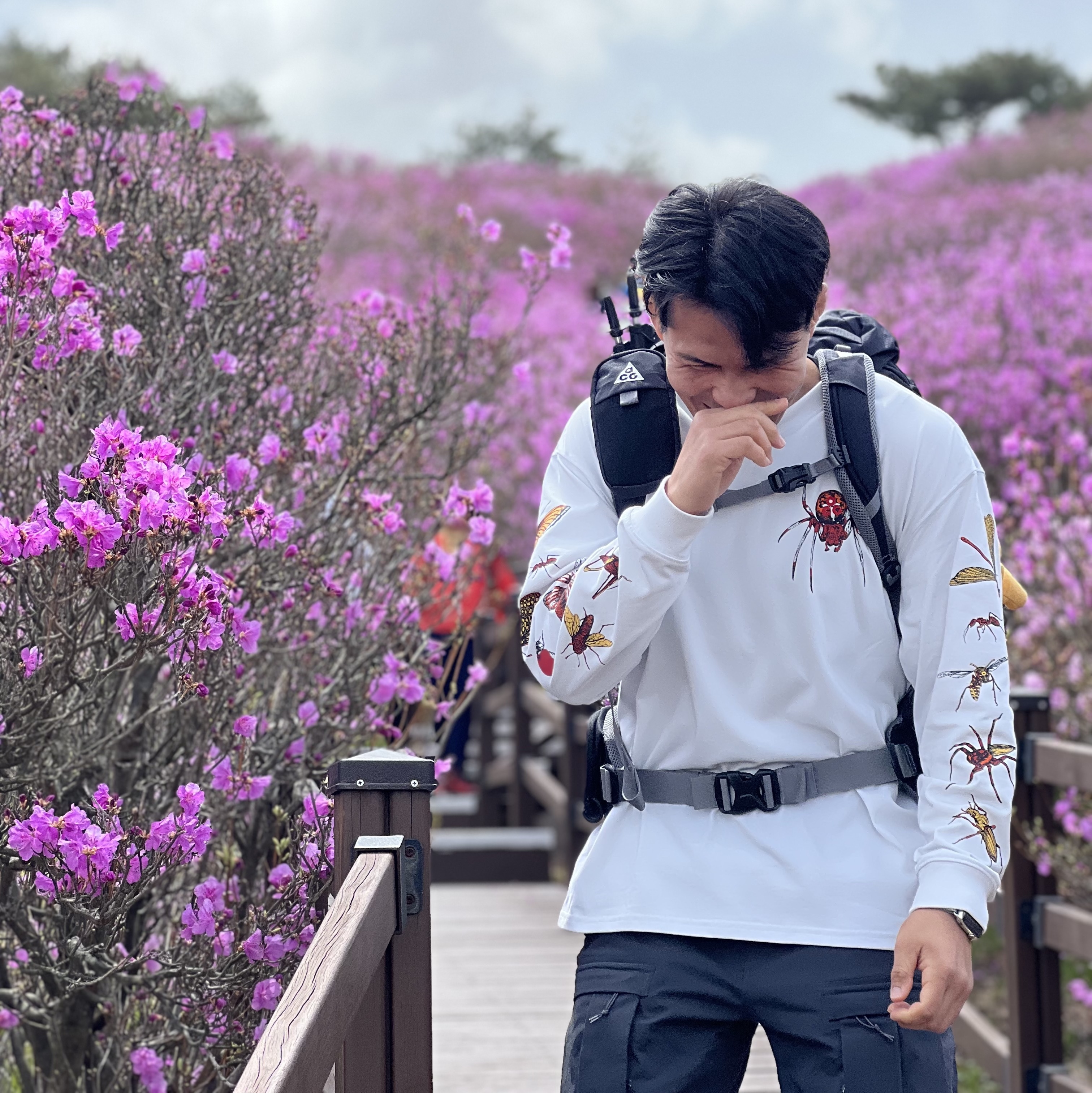 Nike ACG 36 Backpack Black, Nike ACG Smith Summit Cargo Pants Dark Smoke Grey - US/EU 착용 스타일 - 2