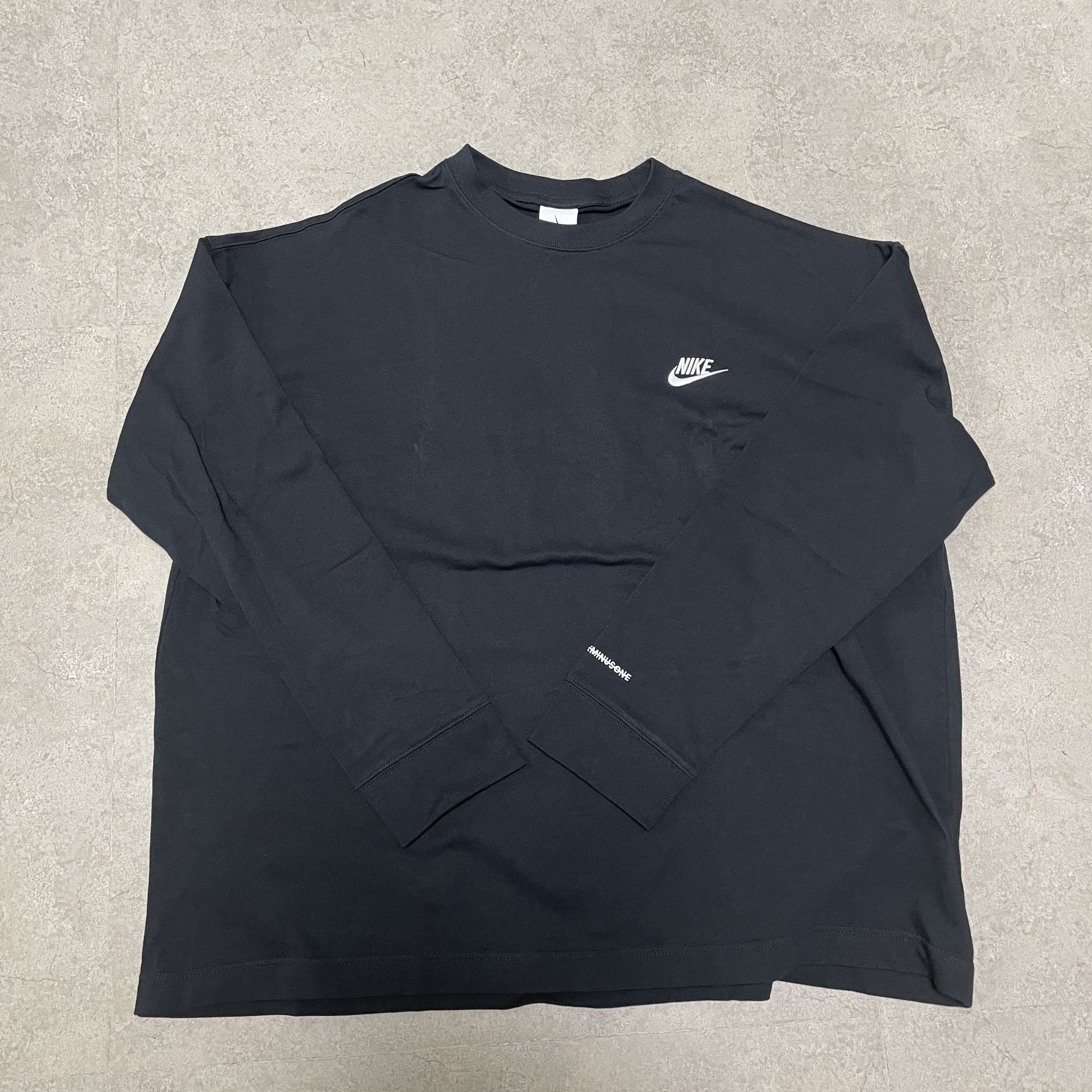 Nike x Peaceminusone Wide Pants Black (DR0096-010), Nike x Peaceminusone LS T-Shirt Black (DR0098-010) 착용 스타일 - 3