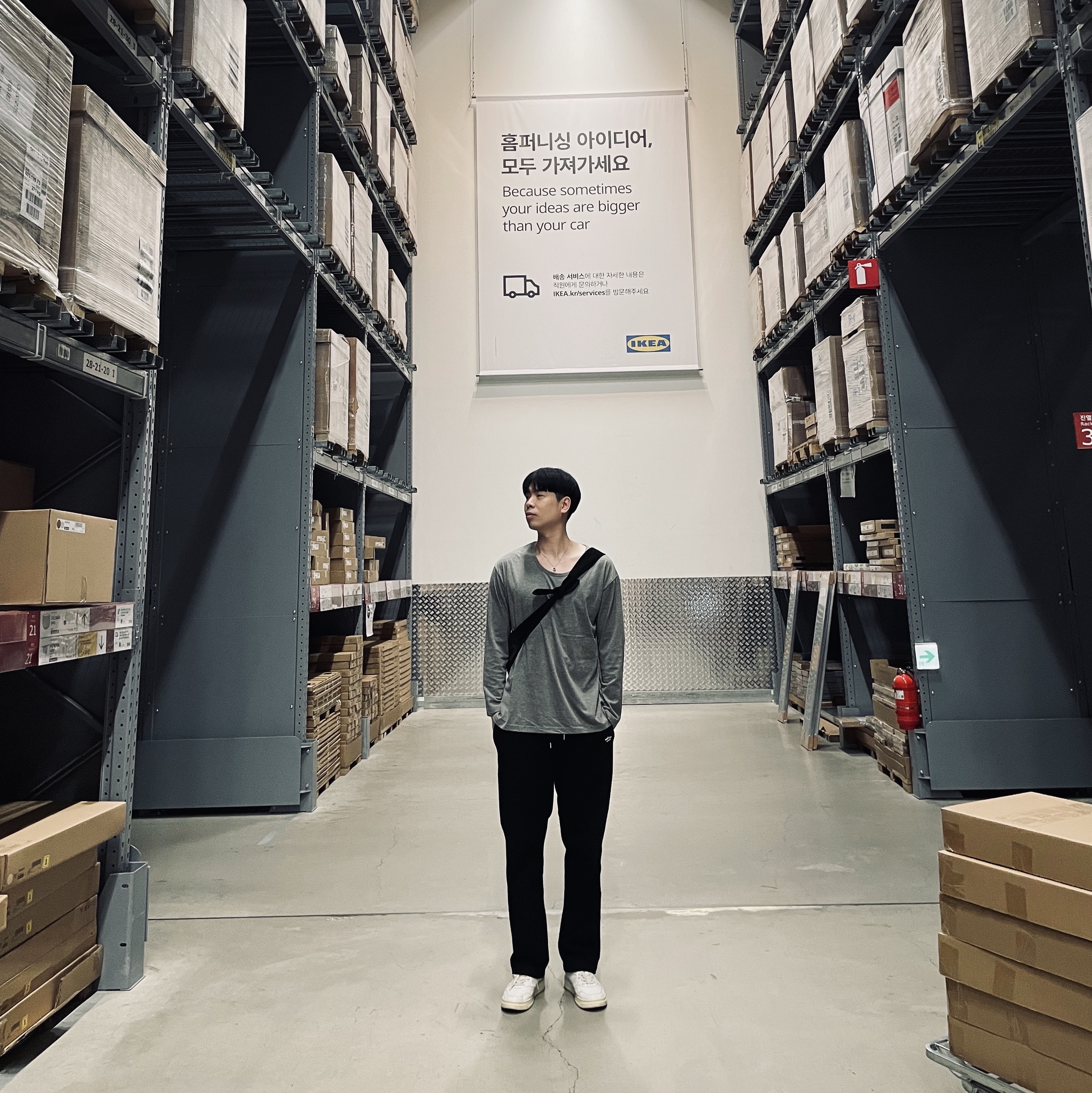 Autry Medalist Low Leather Sneakers White 착용 스타일 - 1