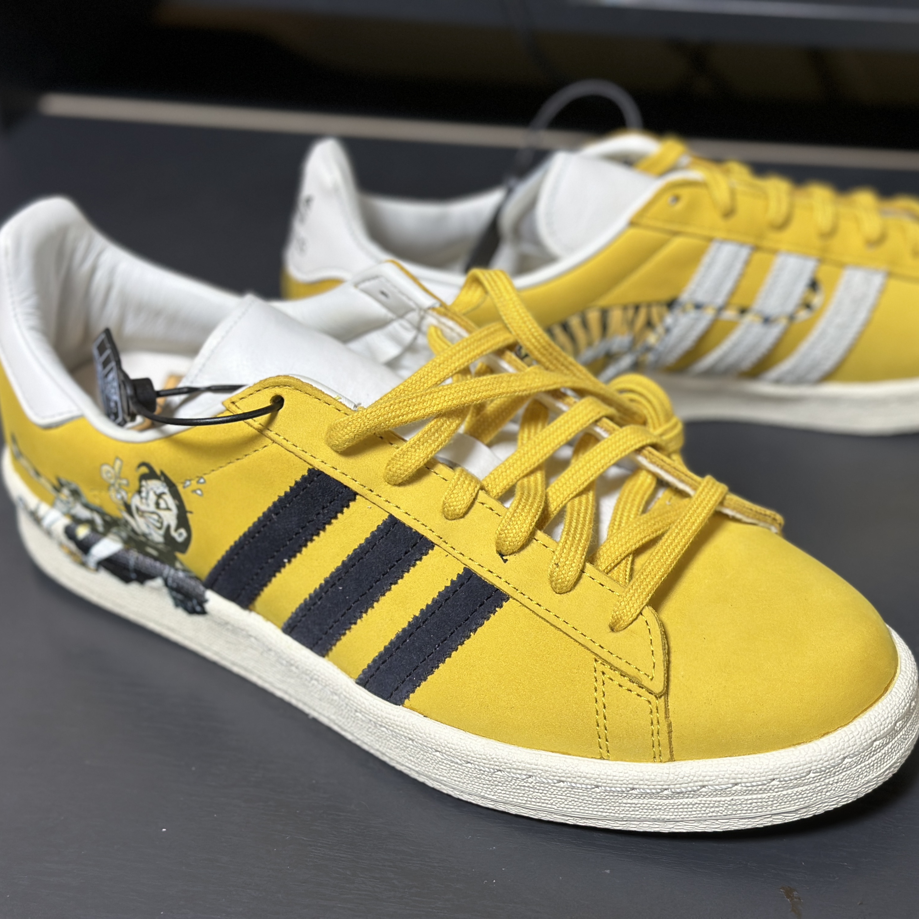 Adidas x Kasina x Kim Jung Gi Campus Hazy Yellow 착용 스타일 - 1