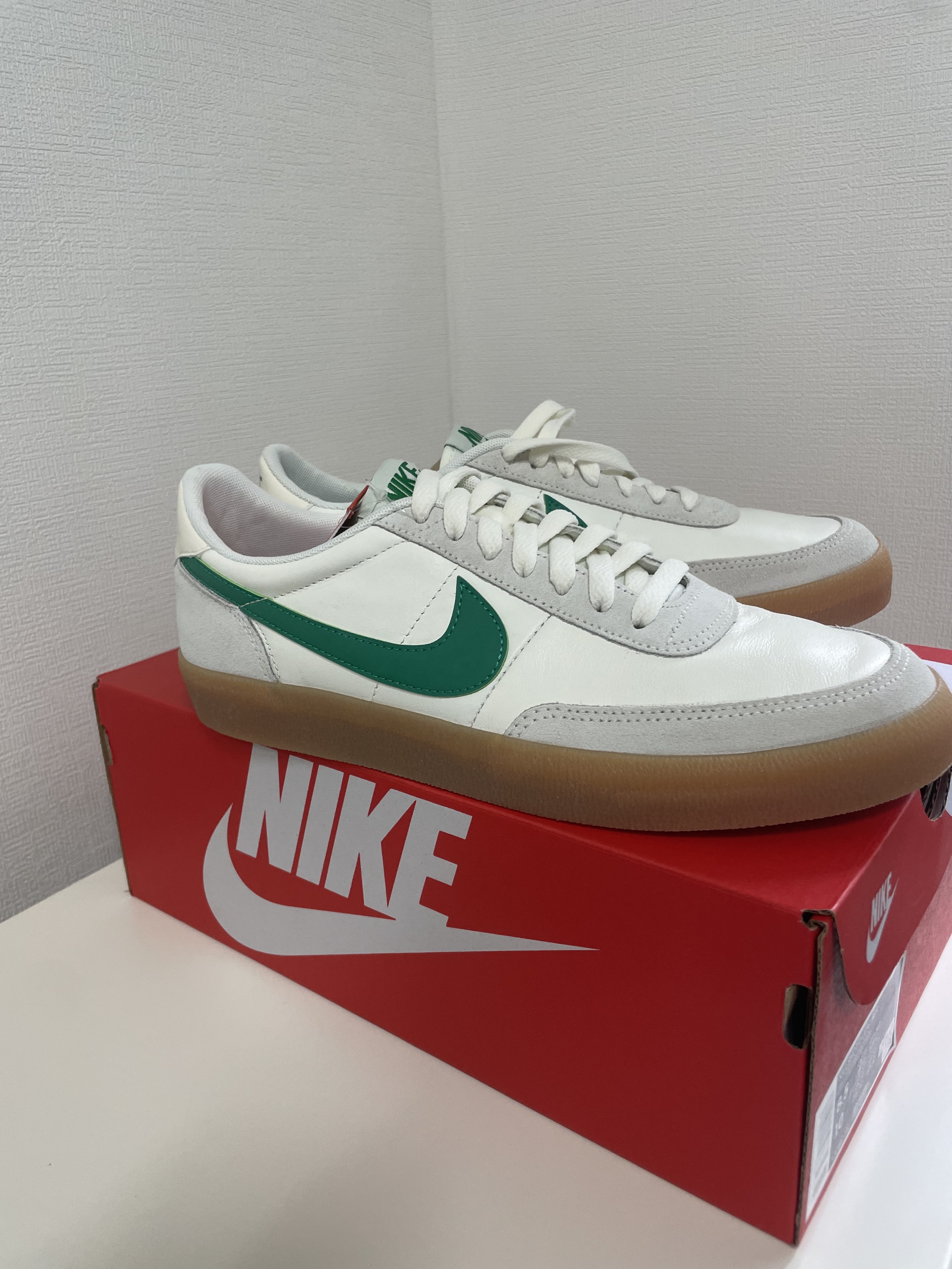 Nike x J.Crew Killshot 2 Lucid Green 착용 스타일 - 1