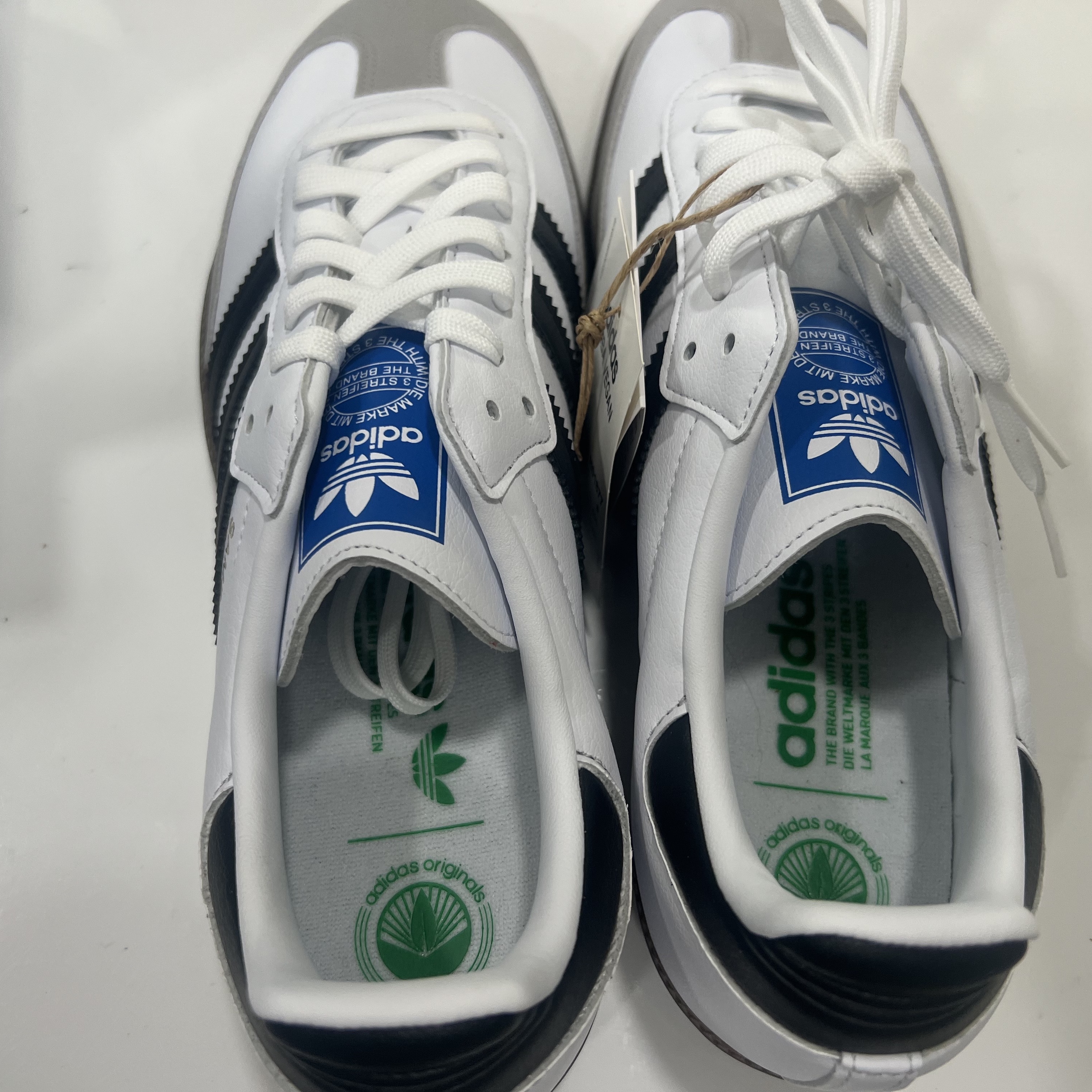 Adidas Samba Vegan White Black 착용 스타일 - 2