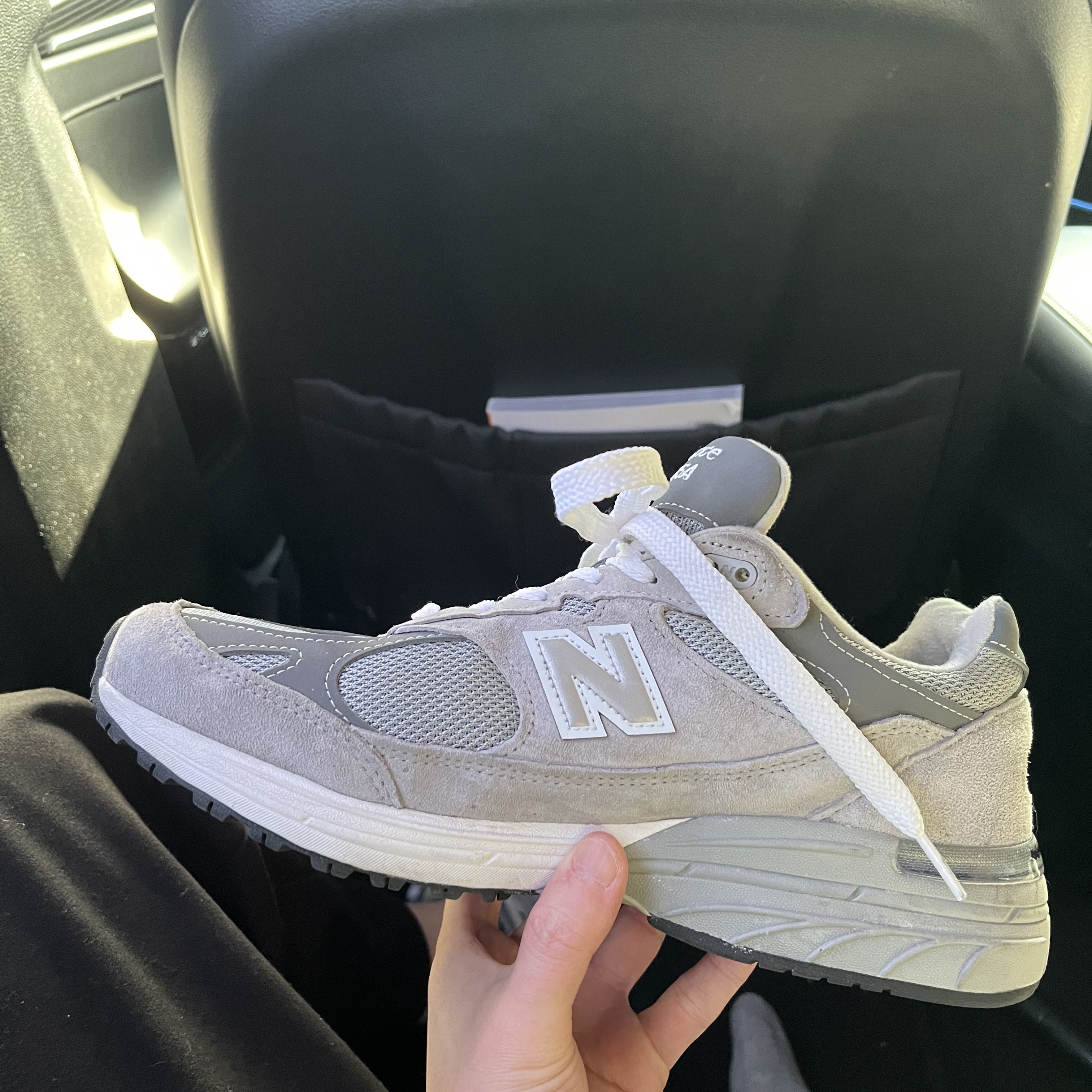 New Balance 993 Made in USA Grey - 2E Wide 착용 스타일