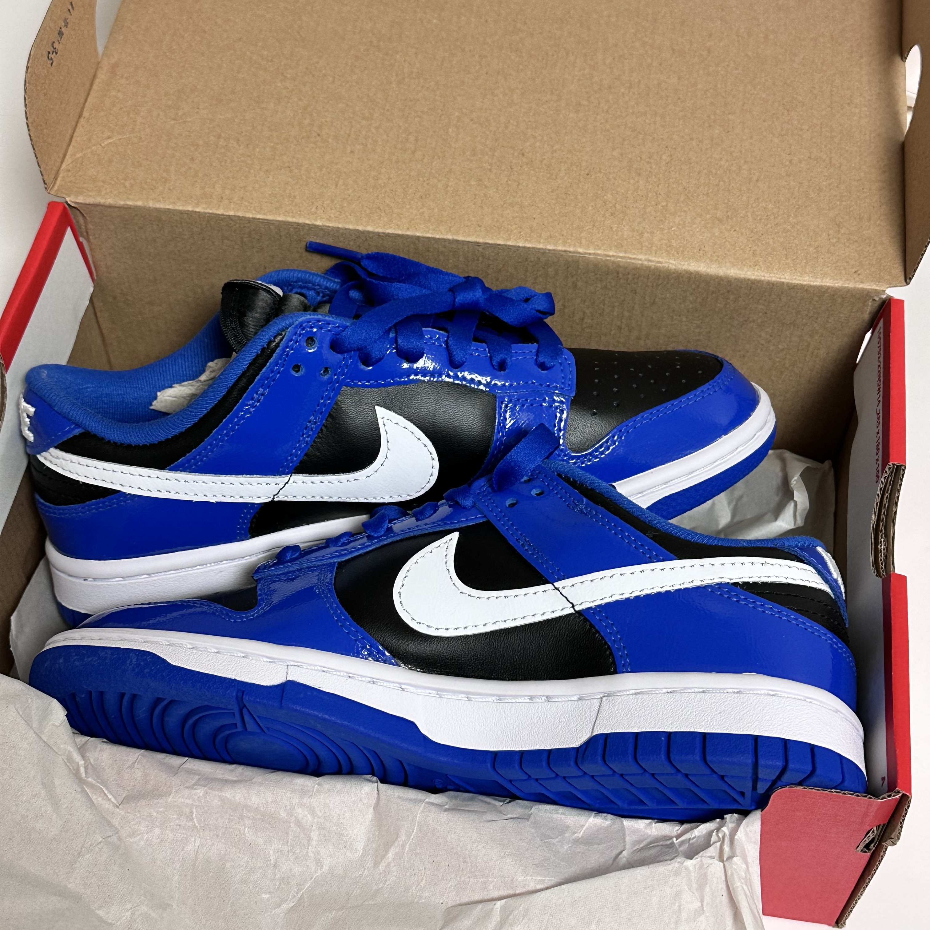 (W) Nike Dunk Low Essential Game Royal 착용 스타일 - 4